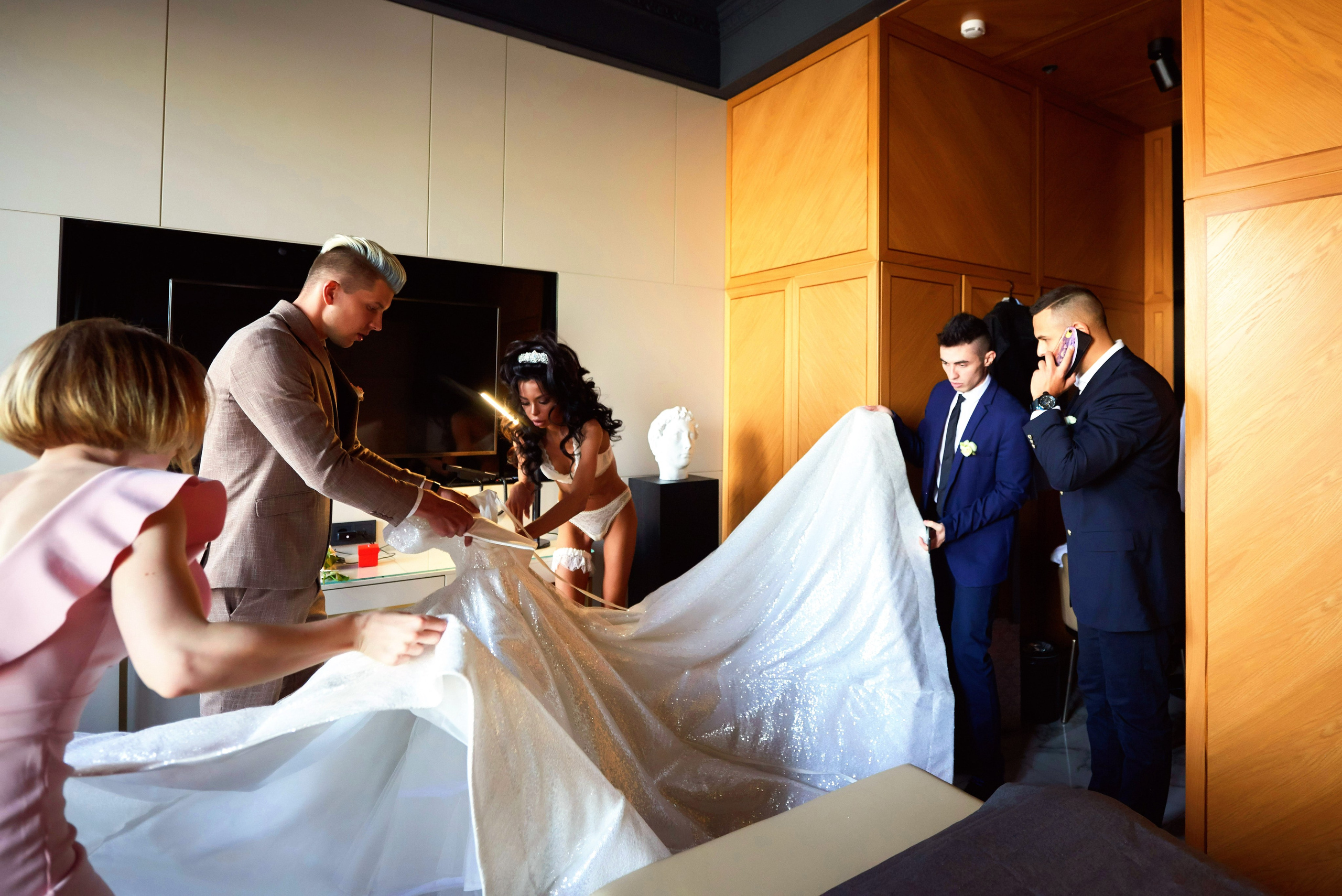 Михаил и Анна (Первый Дворец Бракосочетания России на Английской набережной 28). Портретный, семейный и свадебный фотограф в Санкт-Петербурге и в Пушкине Ширяев Денис