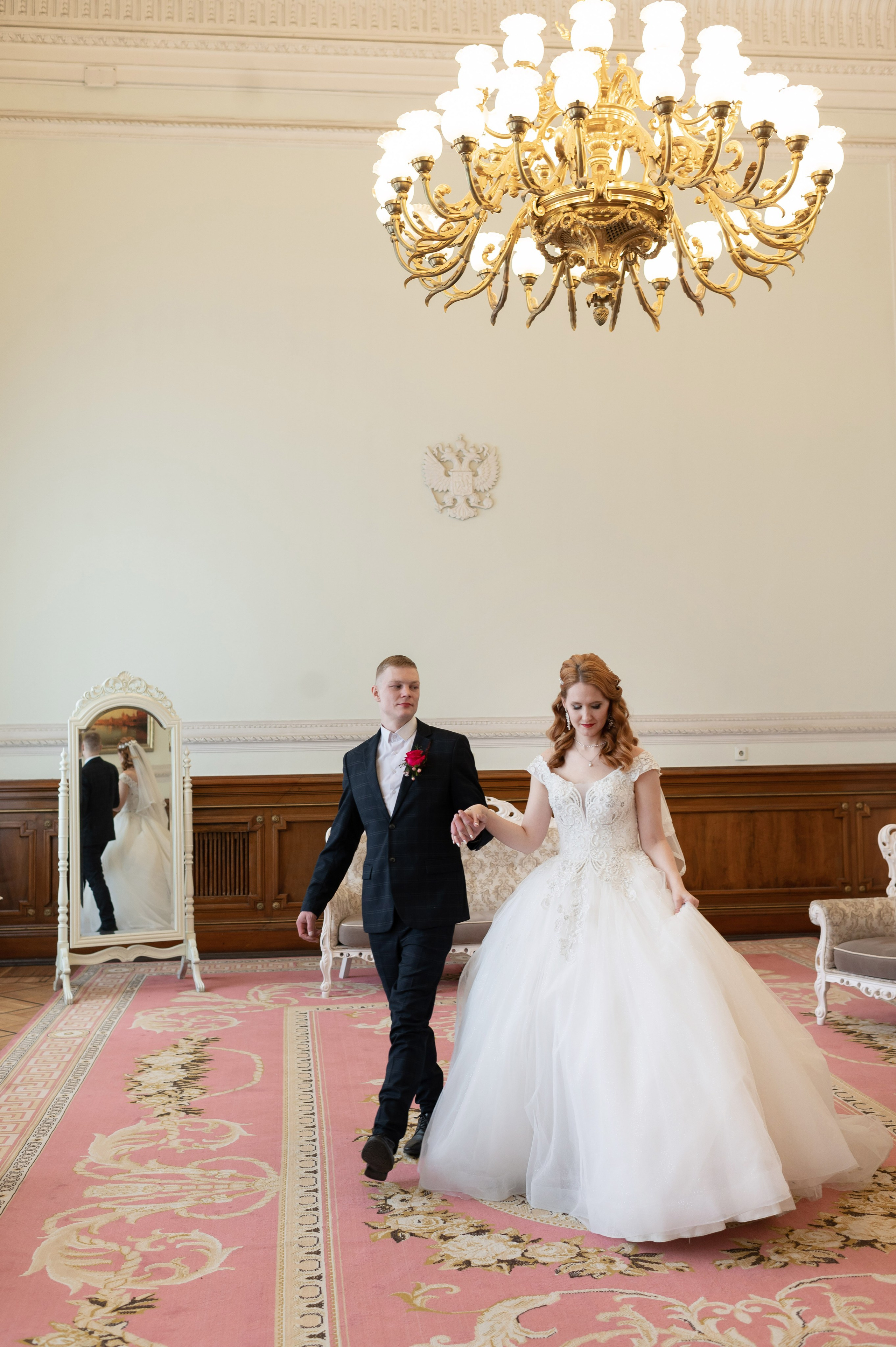 Екатерина и Алексей (свадебная фотосессия в Эрмитаже и Первом Дворце Бракосочетания на Английской набережной 28). Портретный, семейный и свадебный фотограф в Санкт-Петербурге и в Пушкине Ширяев Денис