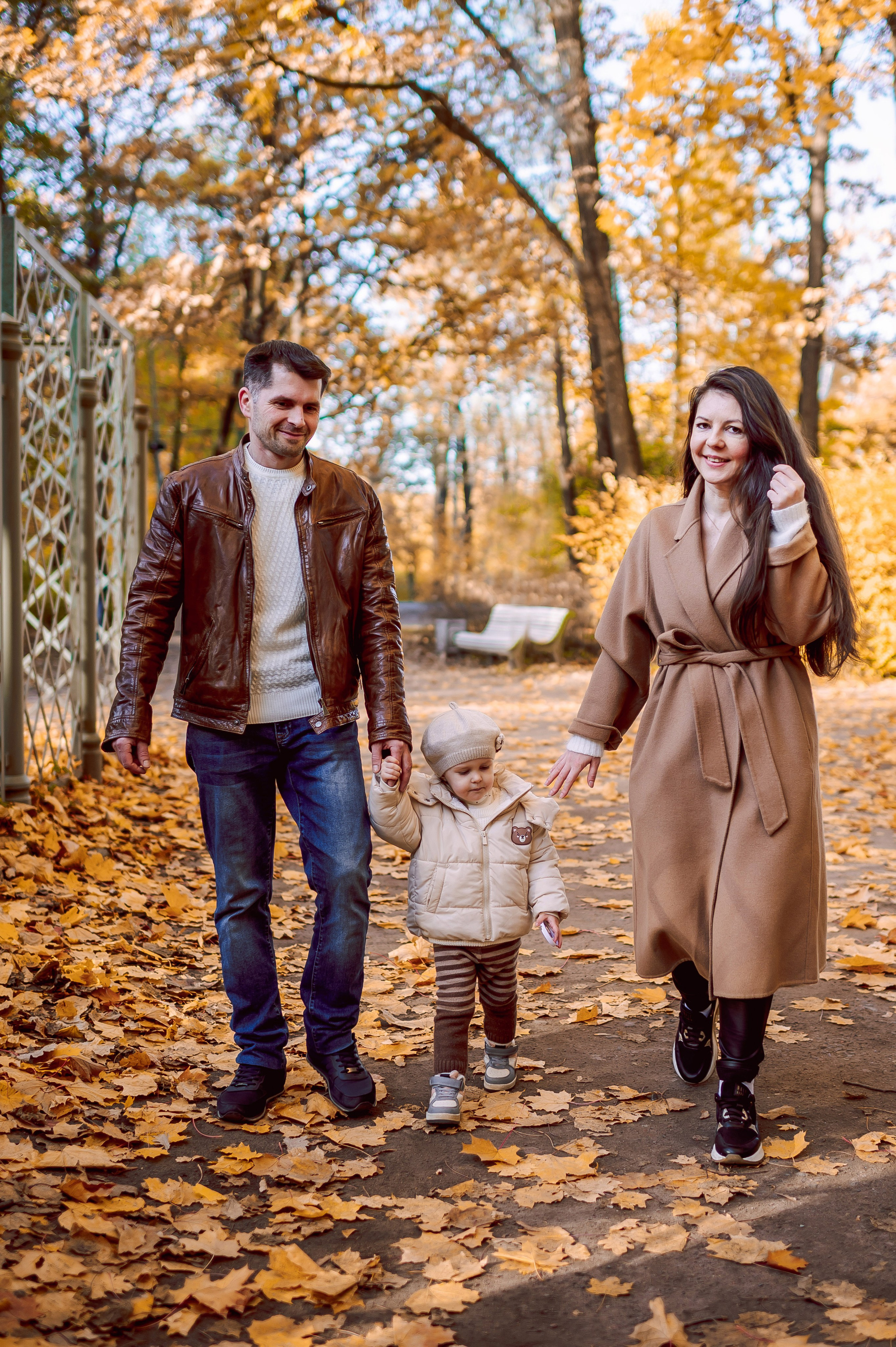 Осенняя семейная прогулка. Портретный, семейный и свадебный фотограф в Санкт-Петербурге и в Пушкине Ширяев Денис