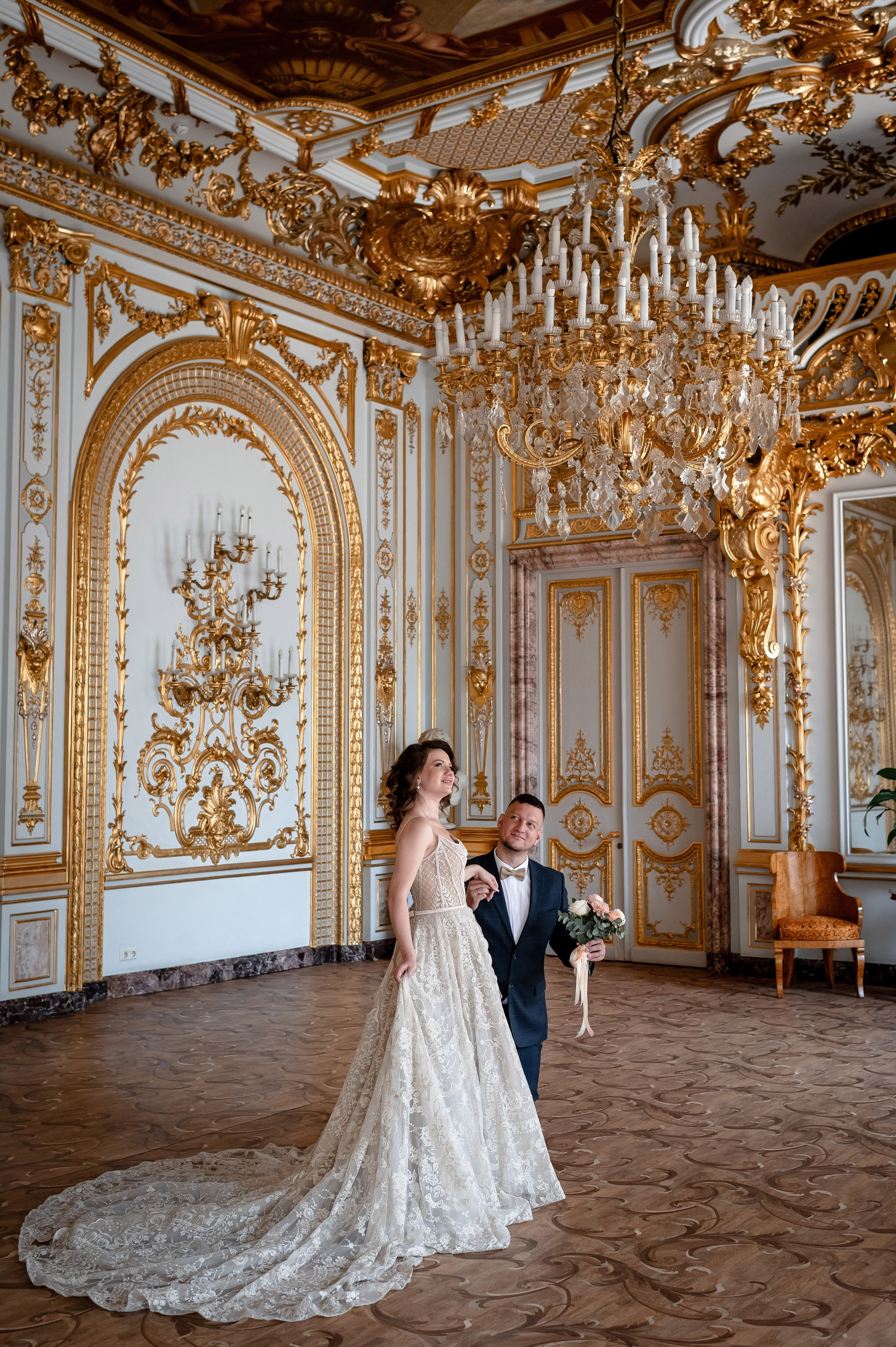 Елена и Дмитрий (свадебная фотосессия в Доме Архитектора — особняке Половцова). Портретный, семейный и свадебный фотограф в Санкт-Петербурге и в Пушкине Ширяев Денис