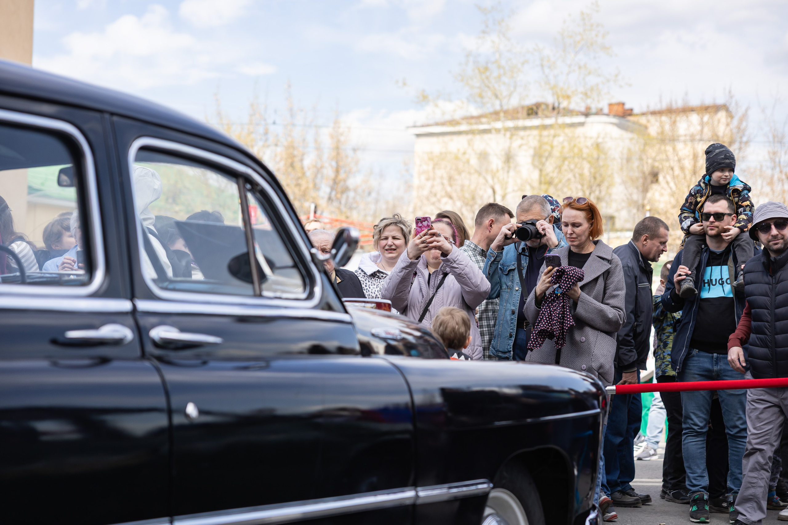 Парад трамваев 4 апреля в Москве. Фотограф Владимир Охрименко