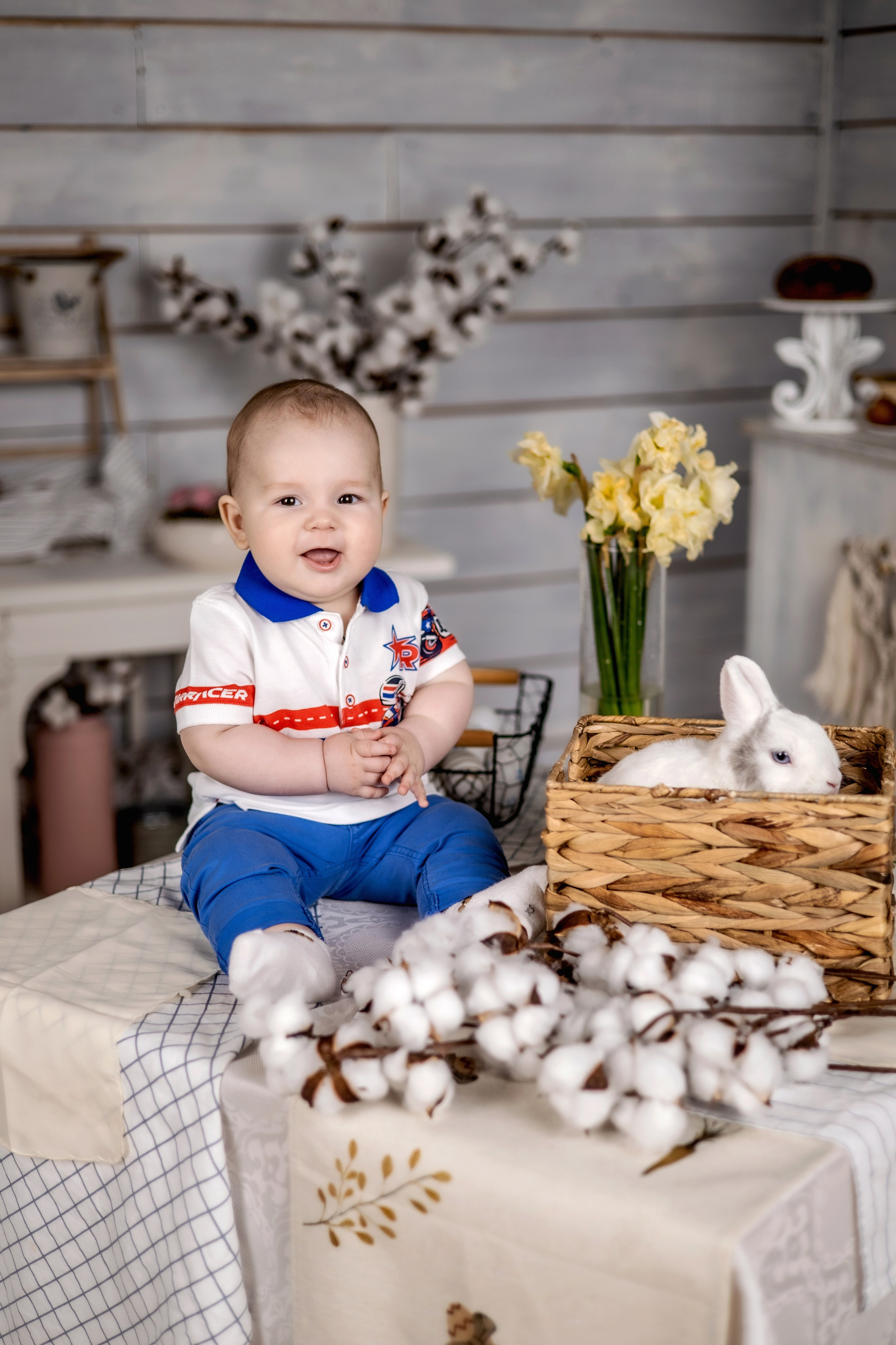 Пасхальный детский фотопроект 2024. Фотограф Надежда Лукьянова