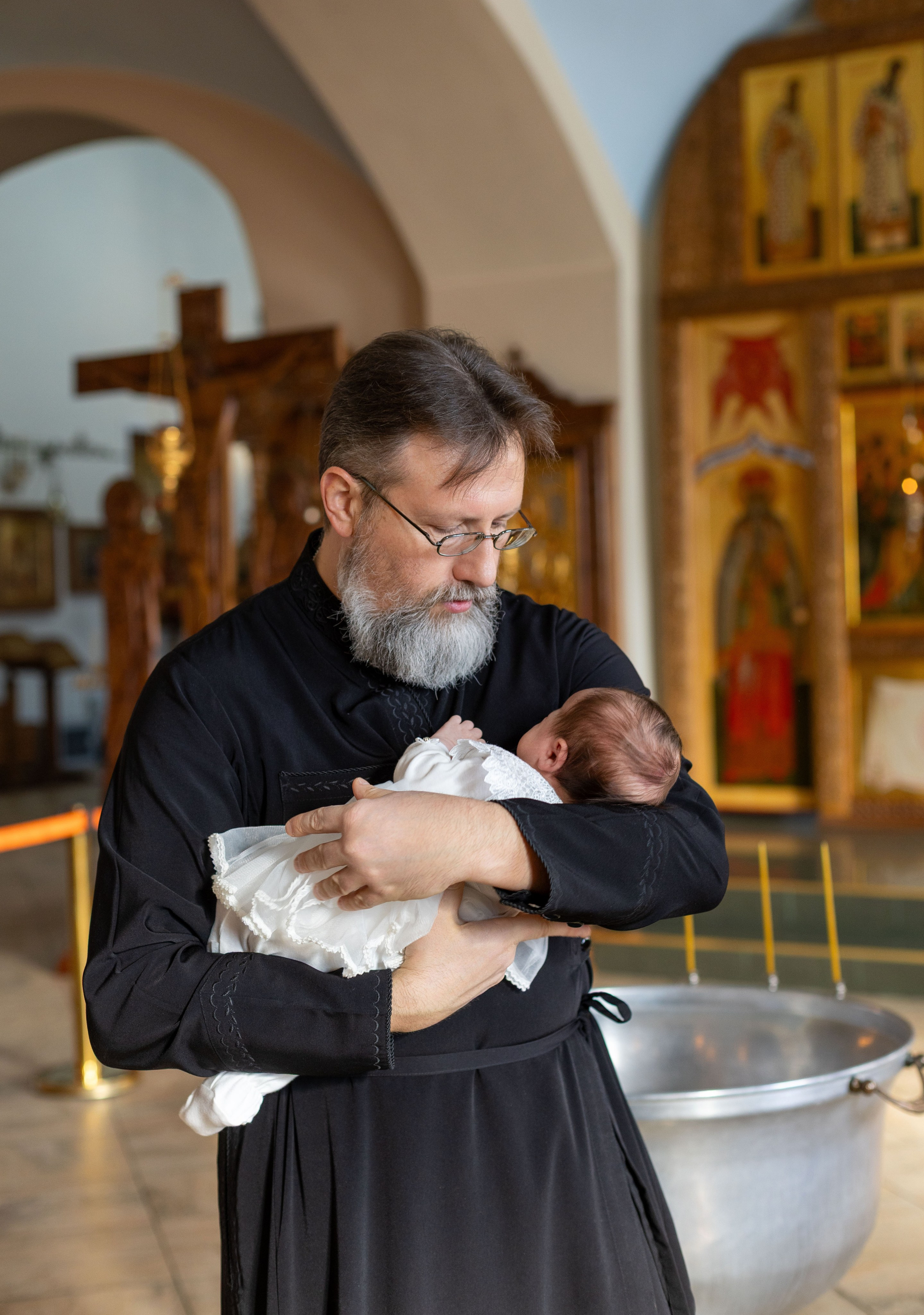 Крещение Милании. Семейный и детский фотограф Анна Петракова