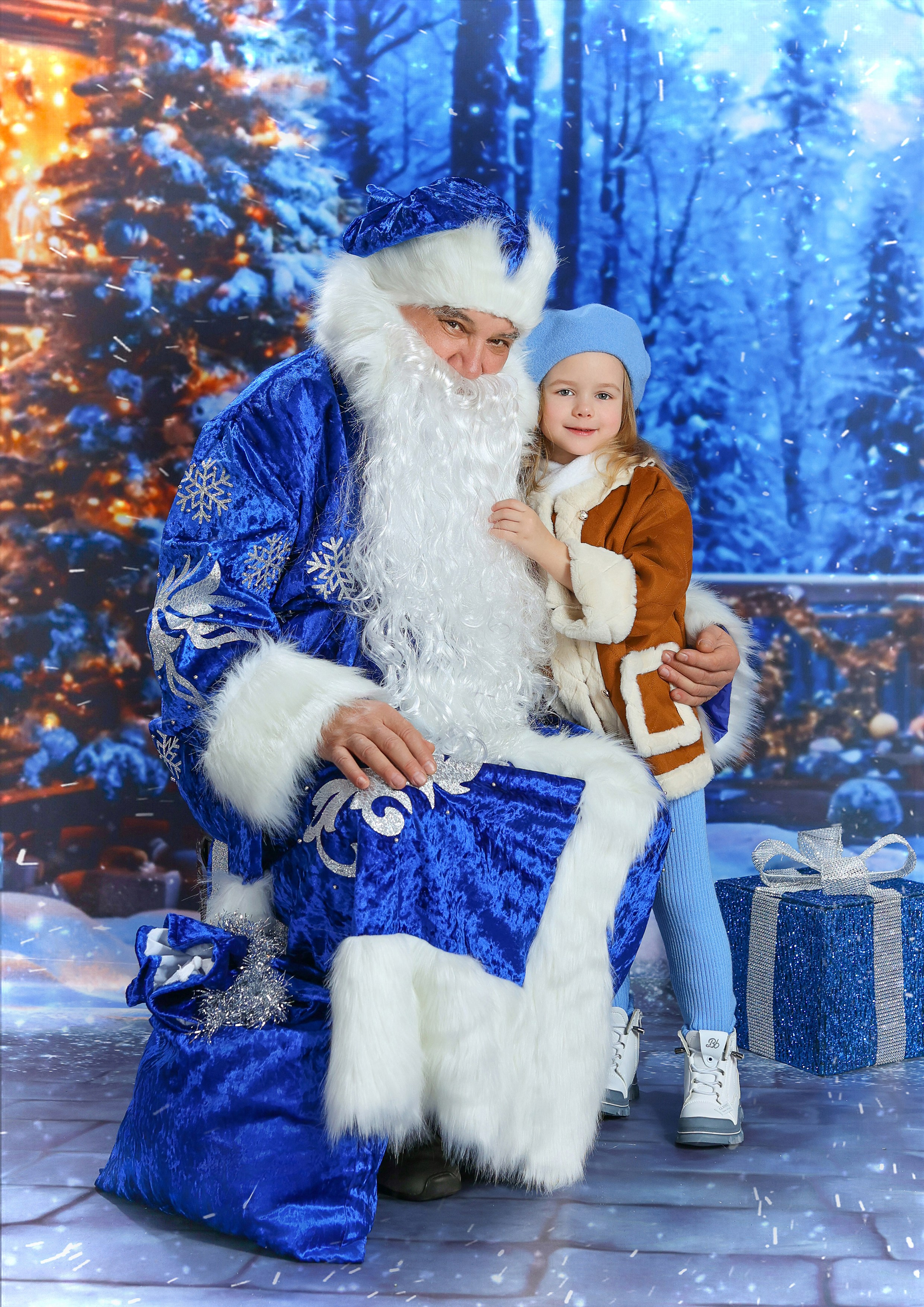 Фотосессия «В гостях у Деда Мороза» 2025. Фотограф в детский сад Елена Колчева Новокузнецк