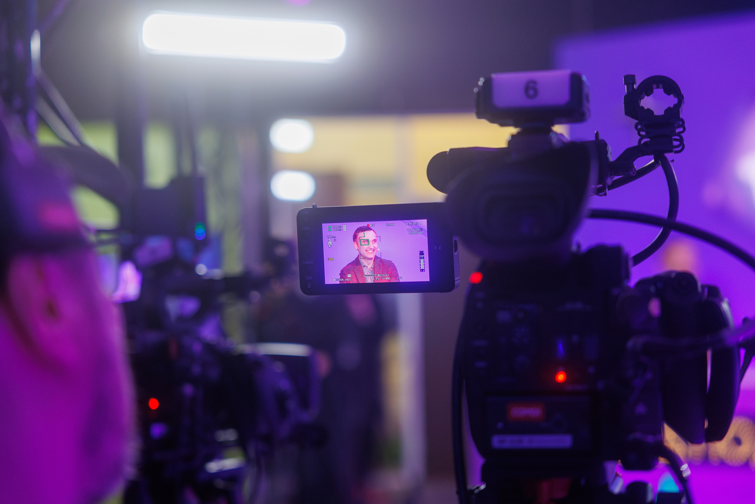 Новогодний эфир. Фотограф Александр Тулупов