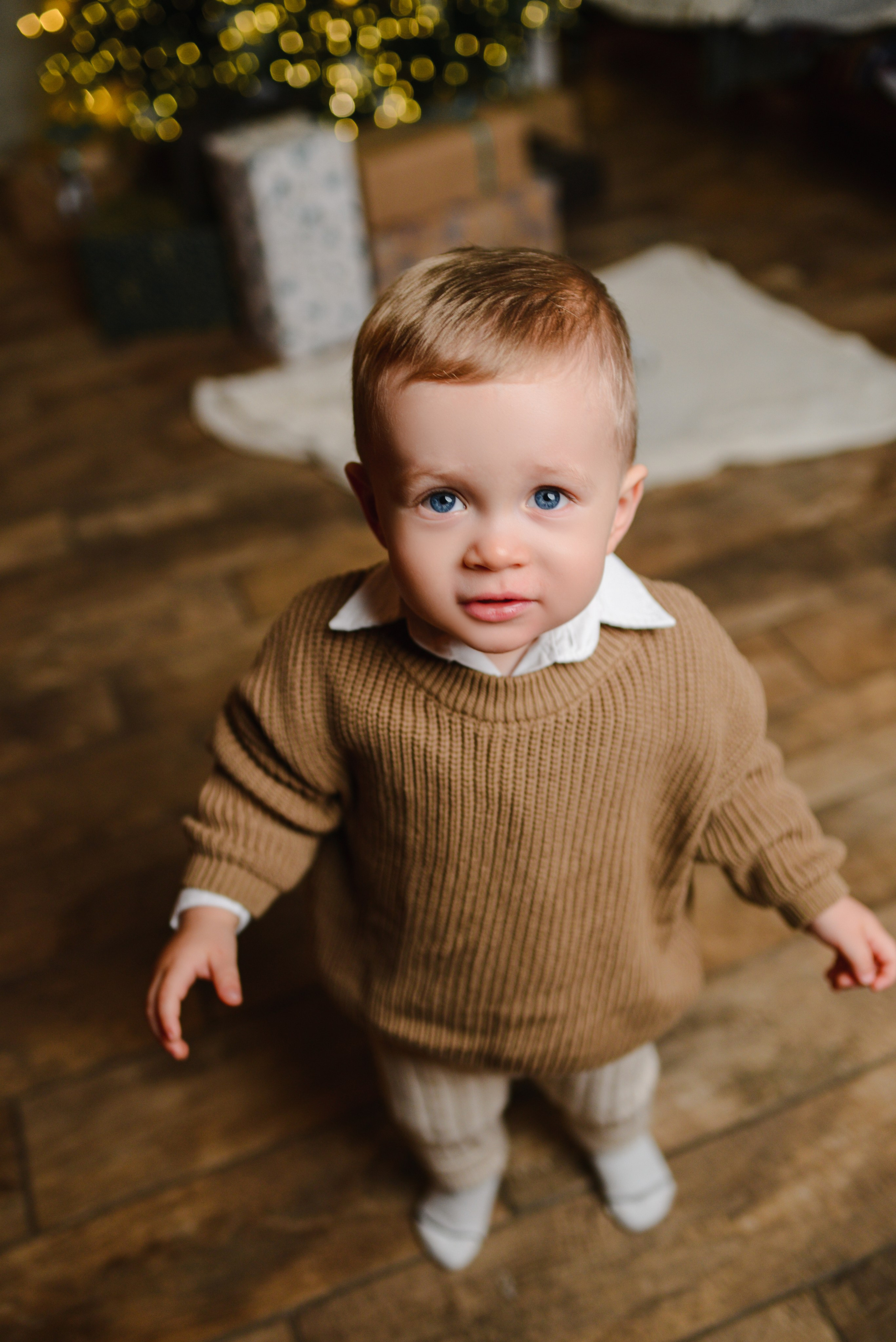 Мама с сыночком (новогодняя). Фотограф Ярута Оксана / Ростов-на-Дону