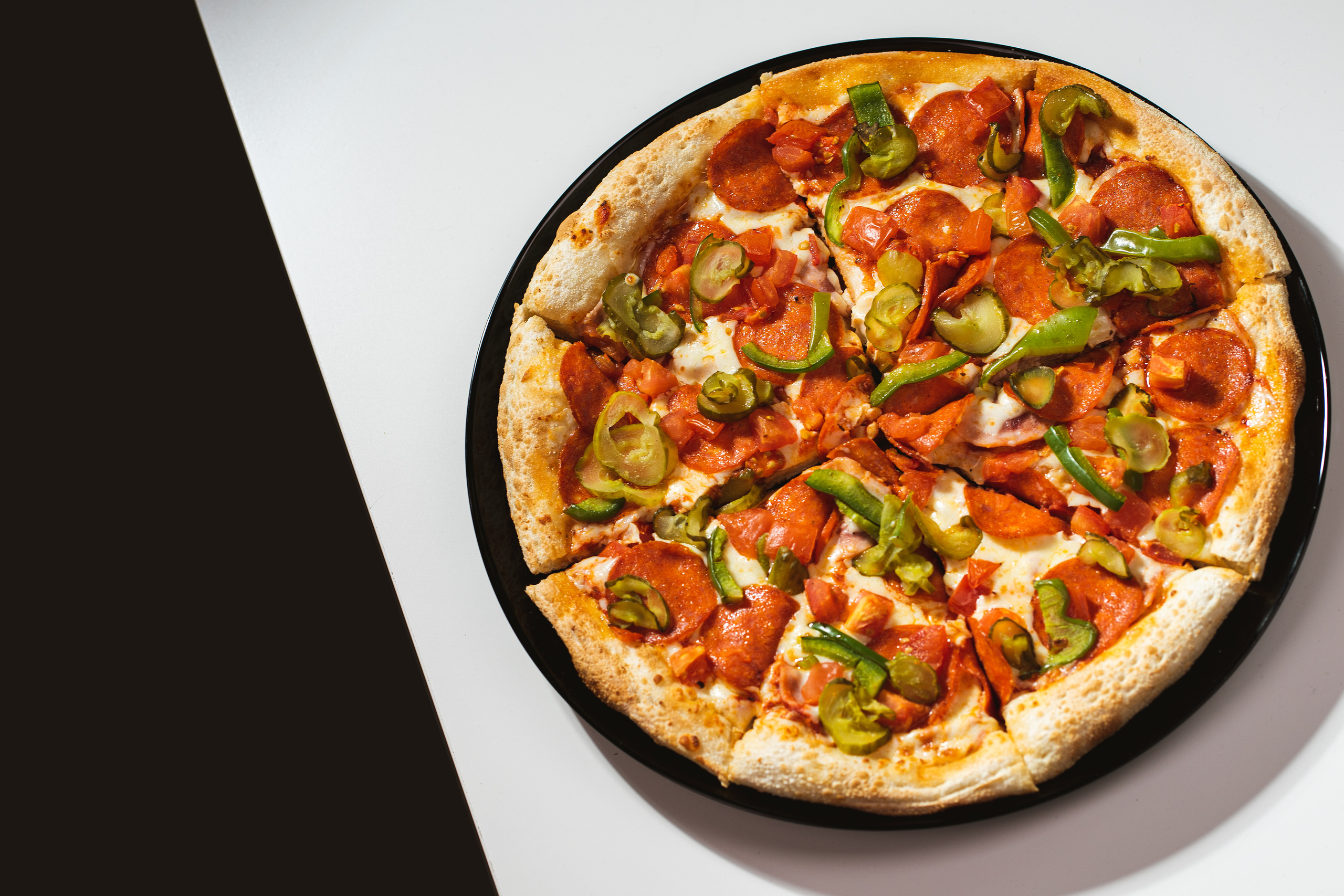 Пицца Бело-Черное. Фотограф Ахмедов Эльдар Чита