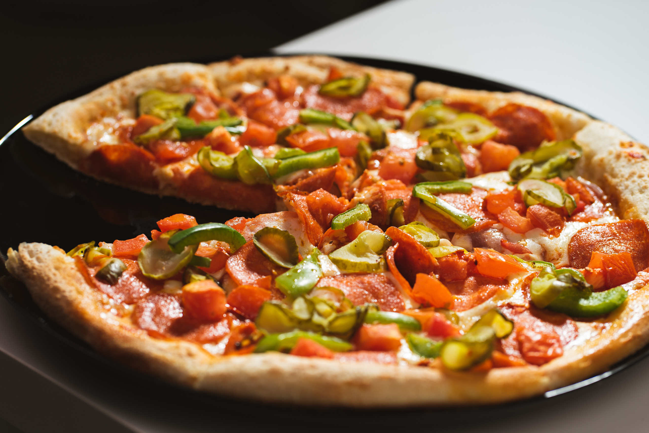 Пицца Бело-Черное. Фотограф Ахмедов Эльдар Чита