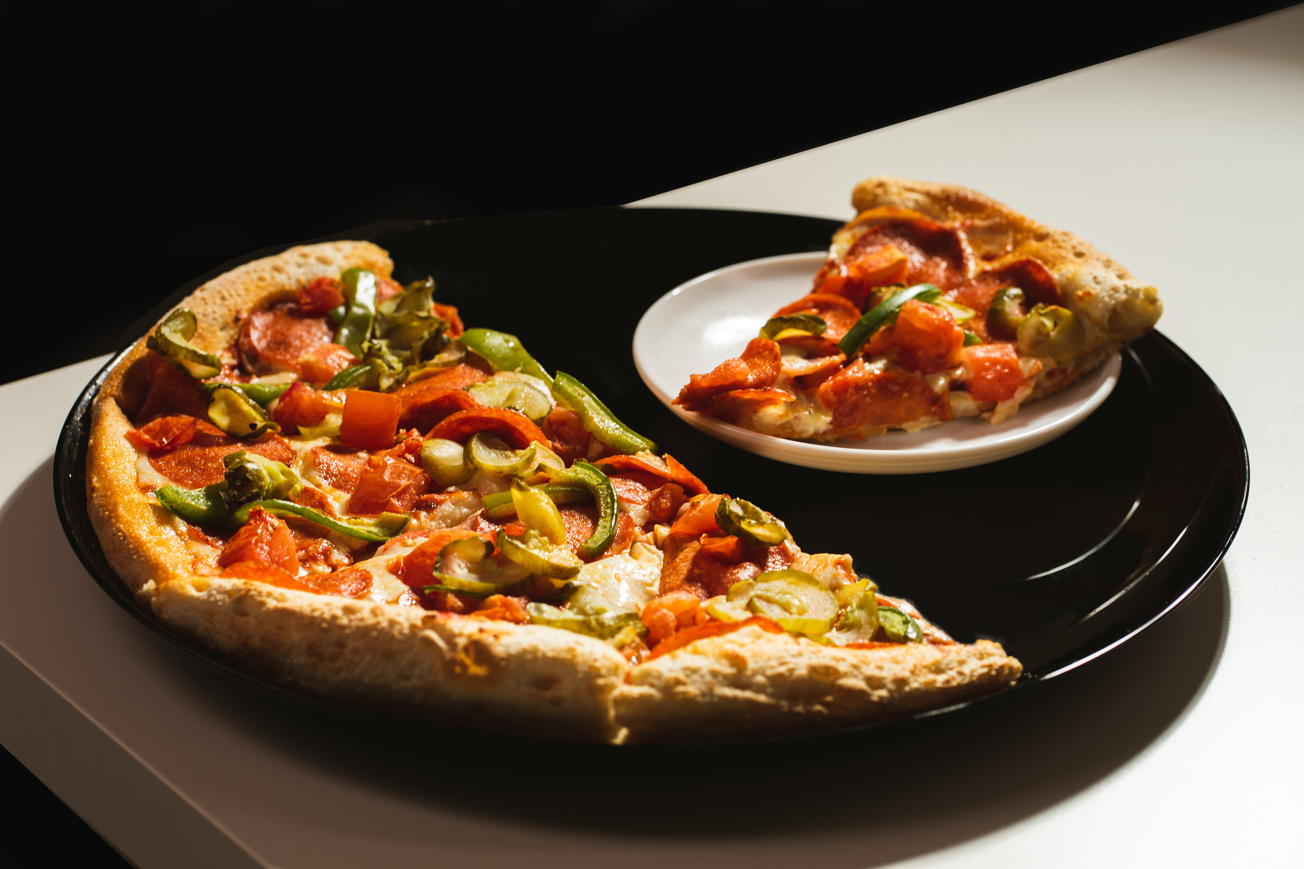 Пицца Бело-Черное. Фотограф Ахмедов Эльдар Чита