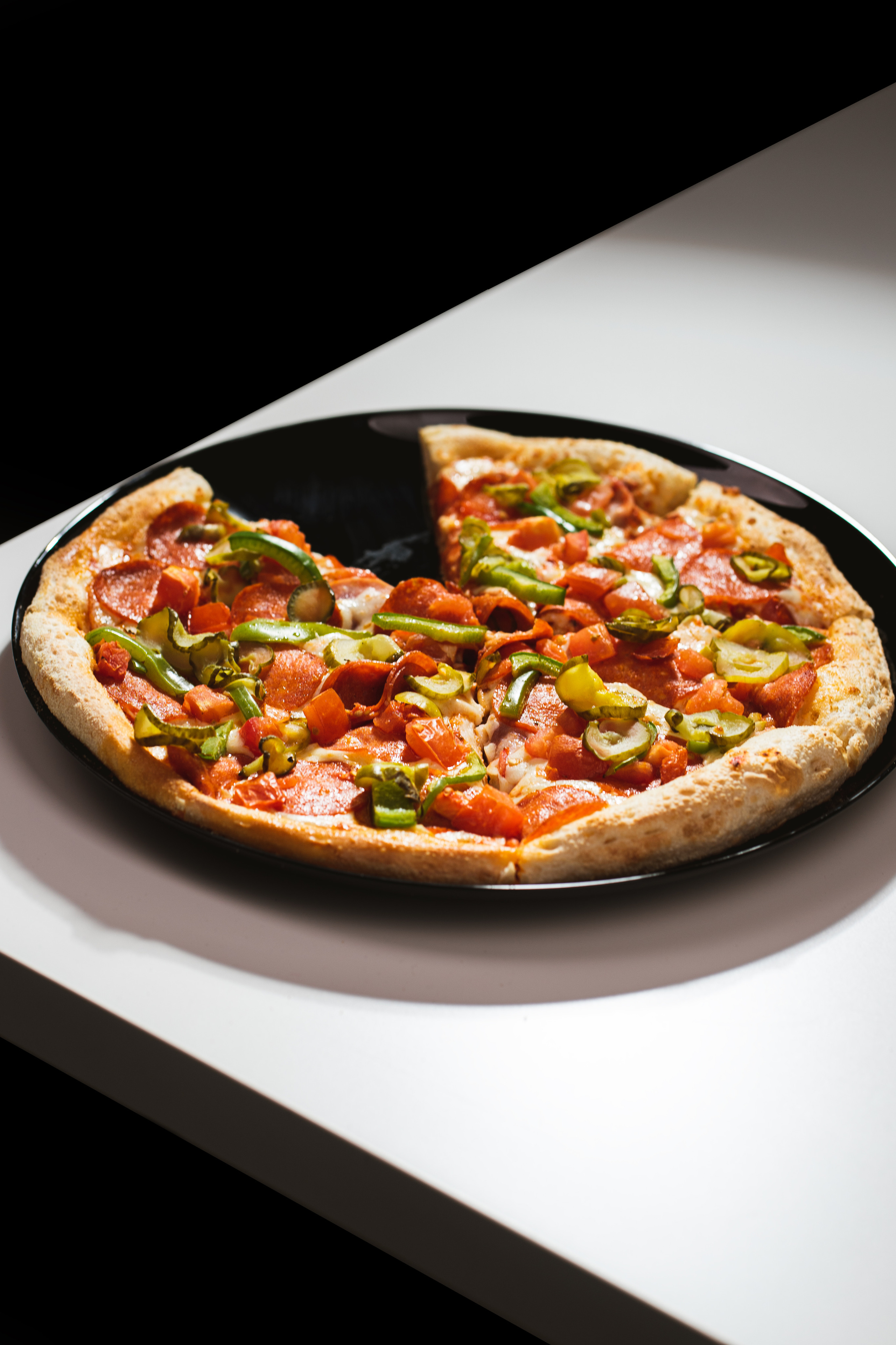 Пицца Бело-Черное. Фотограф Ахмедов Эльдар Чита