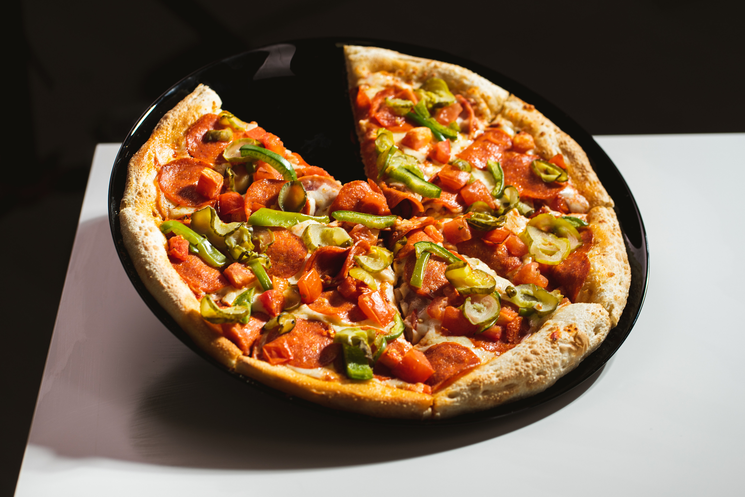 Пицца Бело-Черное. Фотограф Ахмедов Эльдар Чита