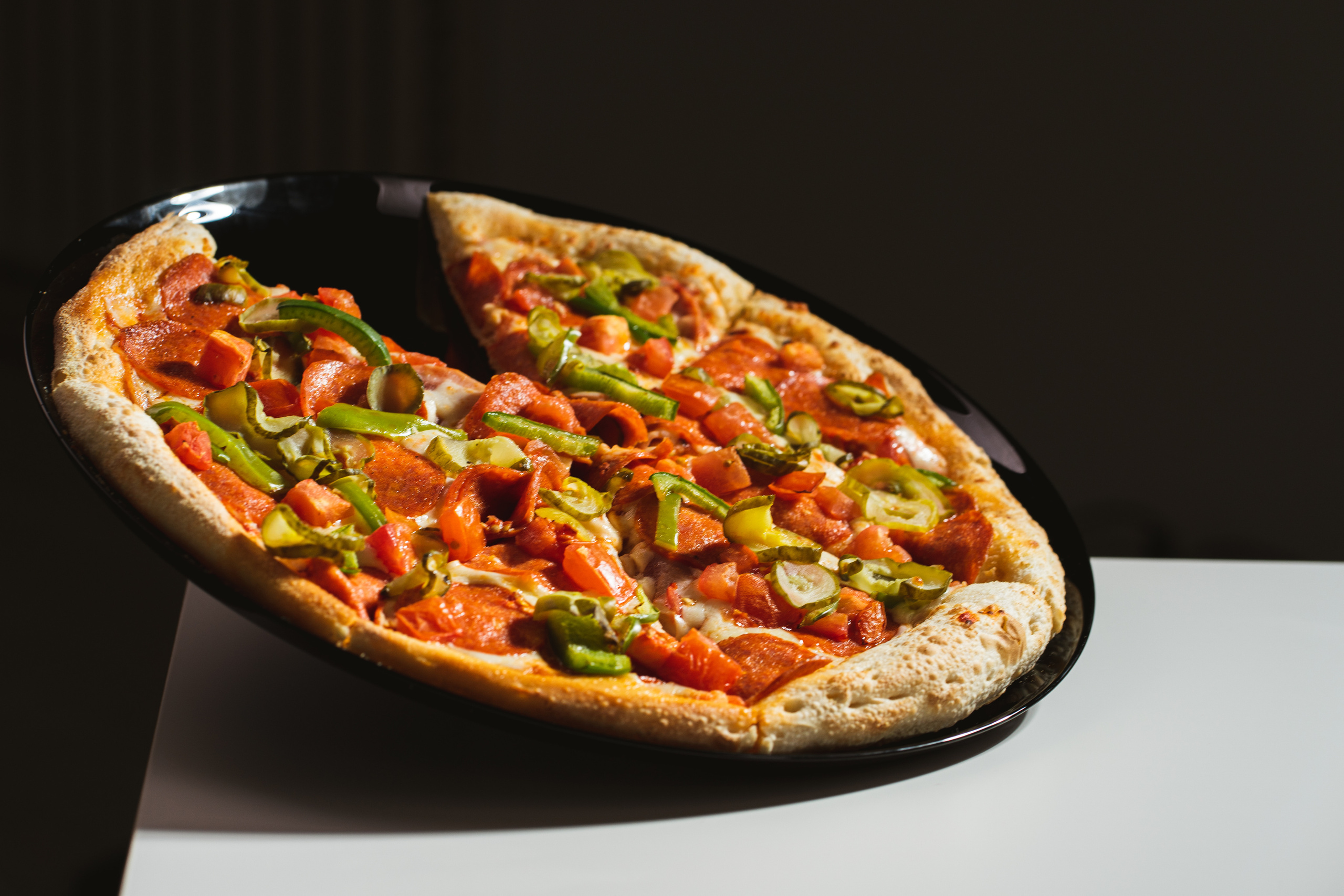 Пицца Бело-Черное. Фотограф Ахмедов Эльдар Чита