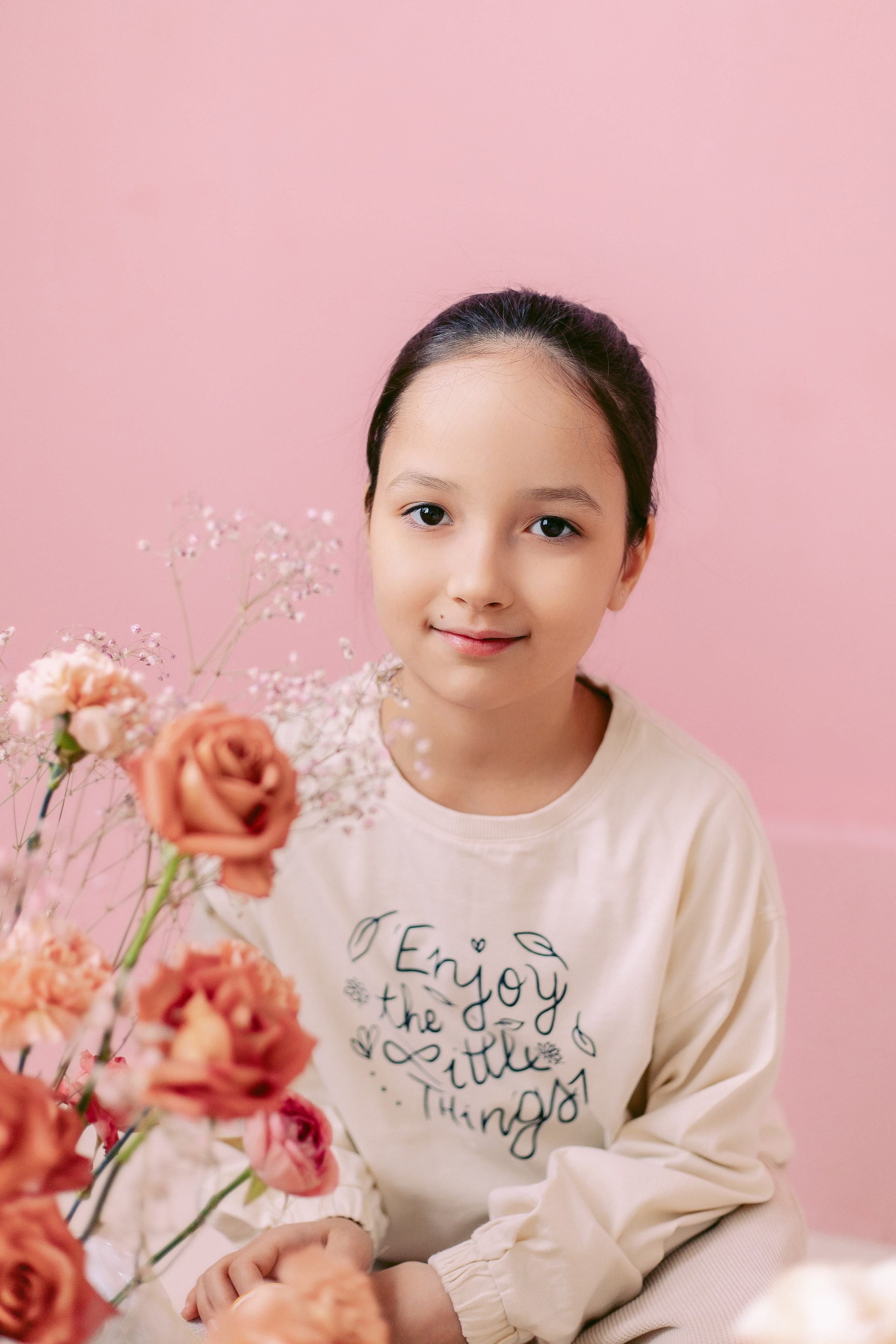 Цветочная фотосессия в фотостудии. Семейная фотосессия. Фотограф в Санкт-Петербурге, Анна Скворцова