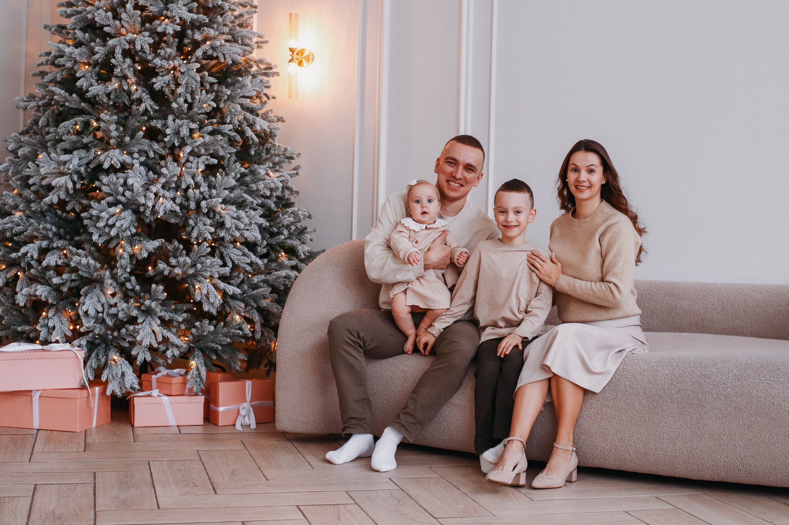 Даша, новогодняя. Семейный фотограф Москва