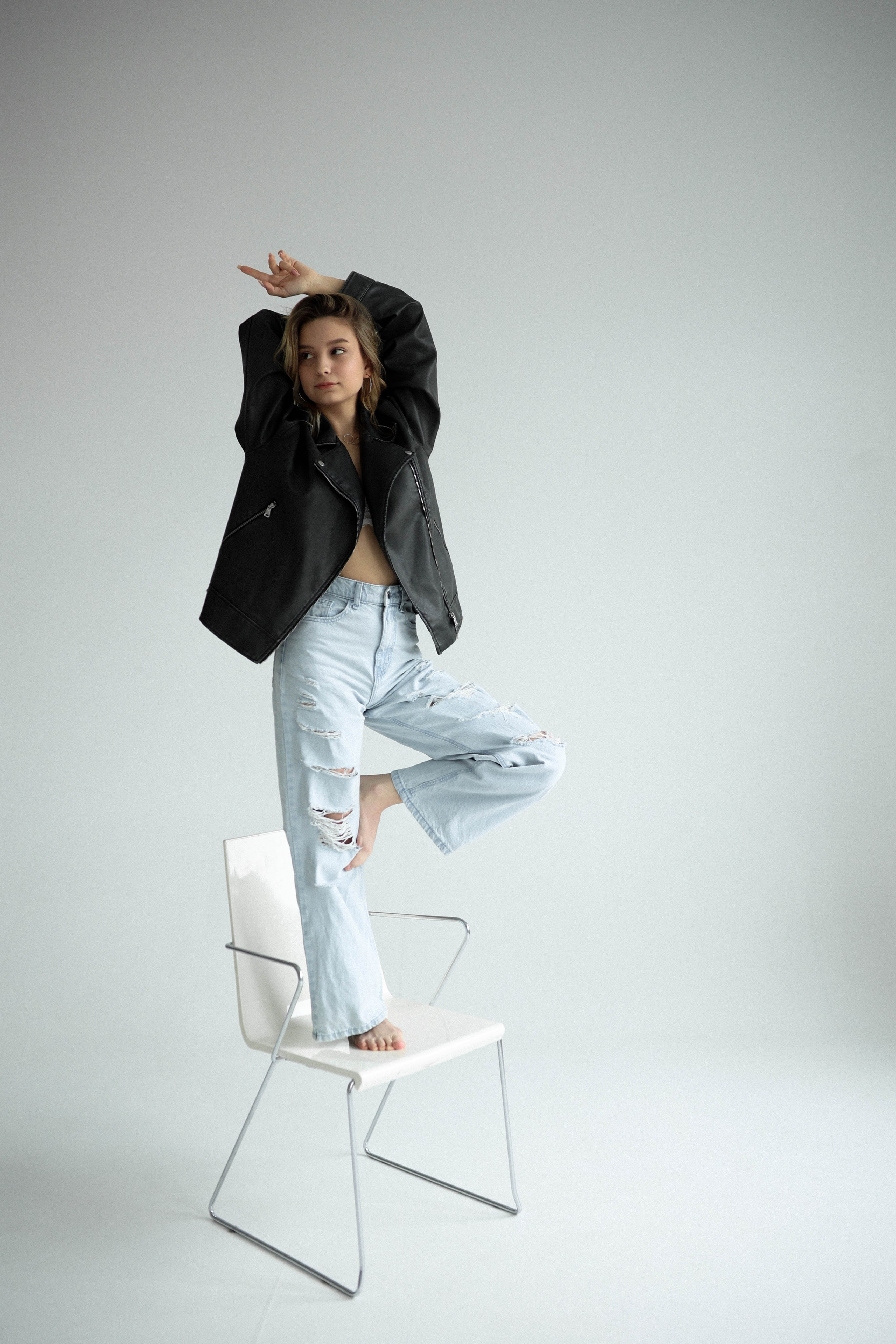 Фотосъемка для Юли в студии. Фотограф Самара Лена Мандарин