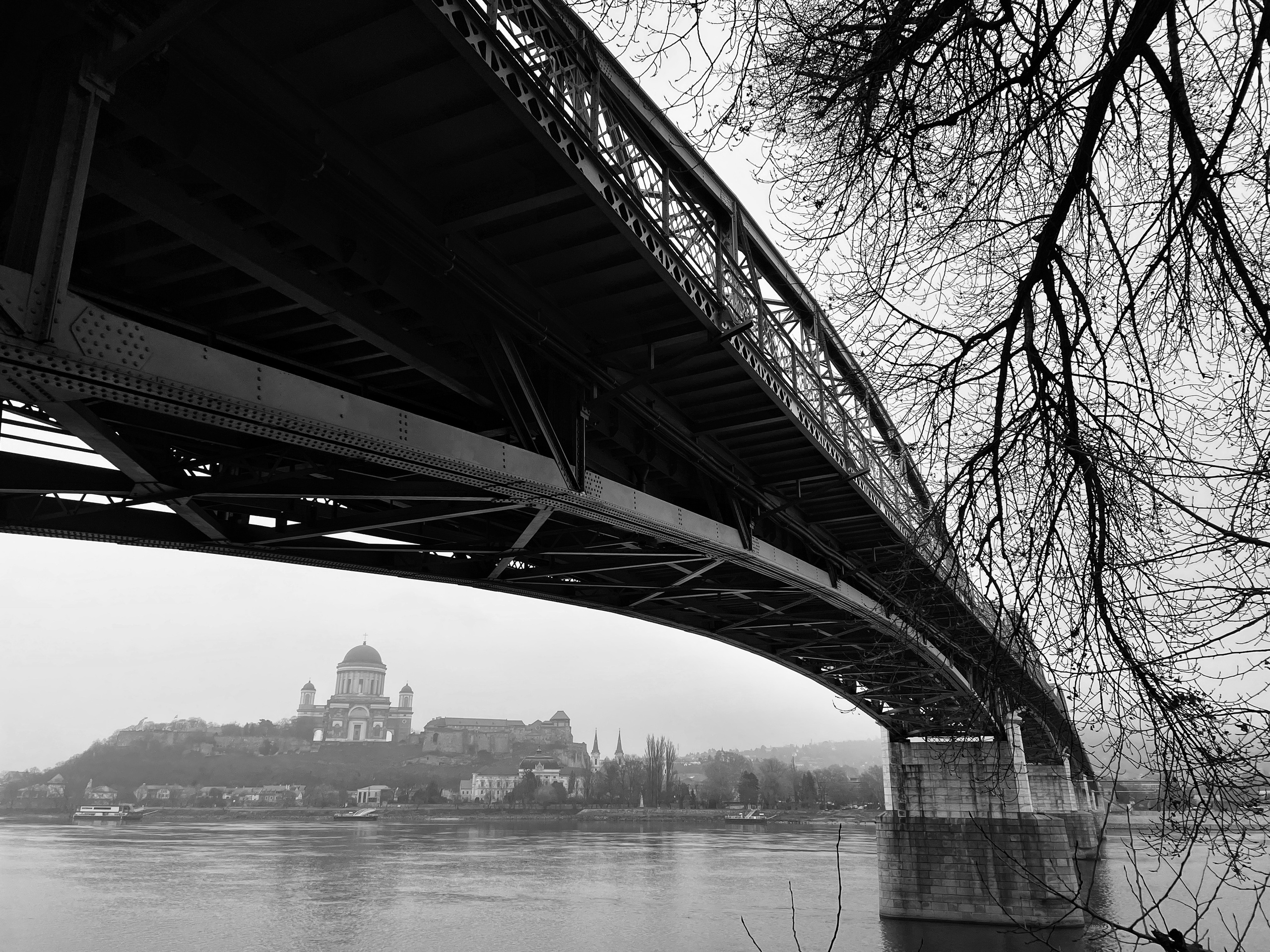 view of Esztergom from Štúrov