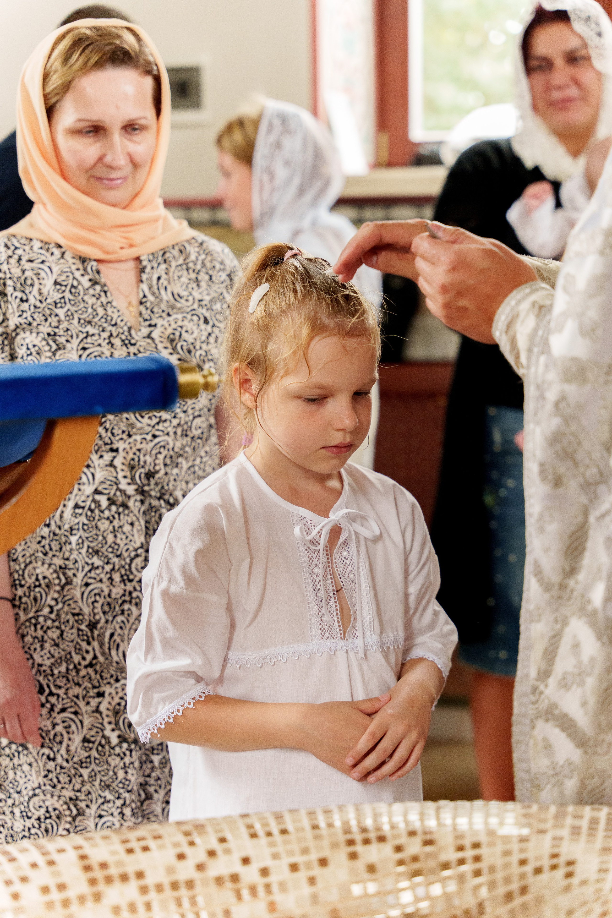 Крещение Полины. Фотограф Юлия Попова