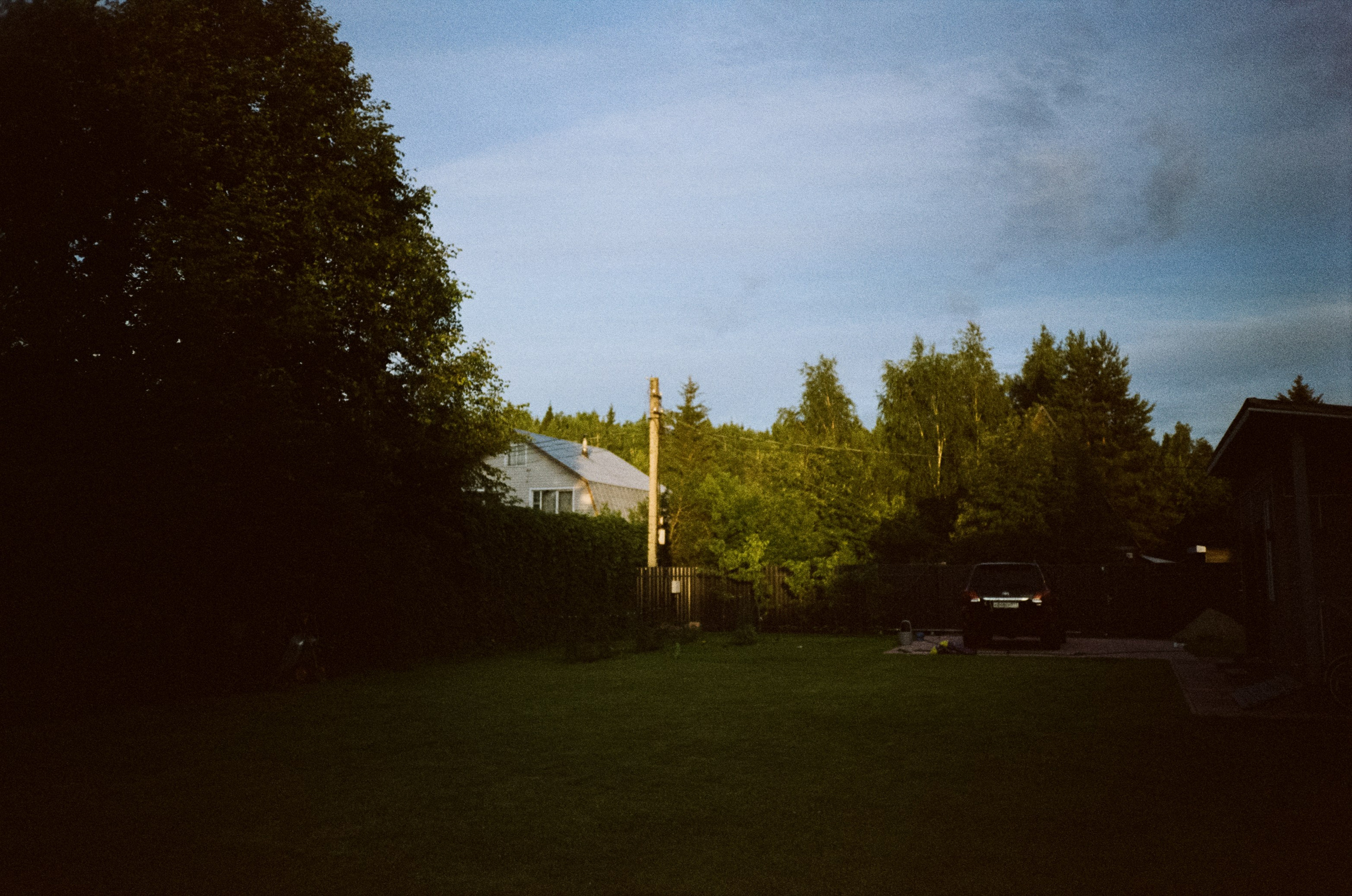 Ricoh MF-1 / Fujifilm X-tra 400 (просрочка) / Закат в Котово