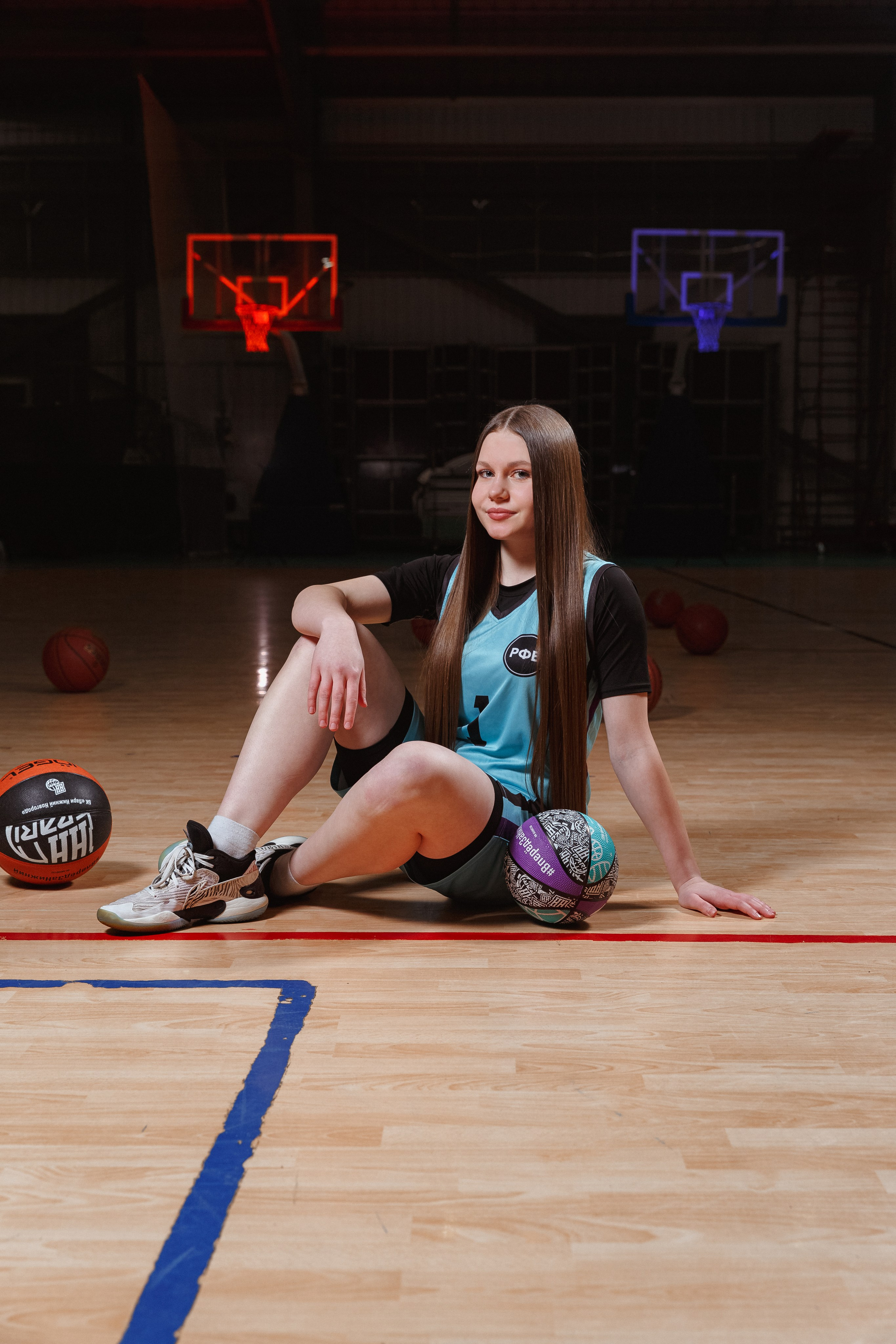 Спортивный портрет в Нижнем Новгороде. Баскетболистка.