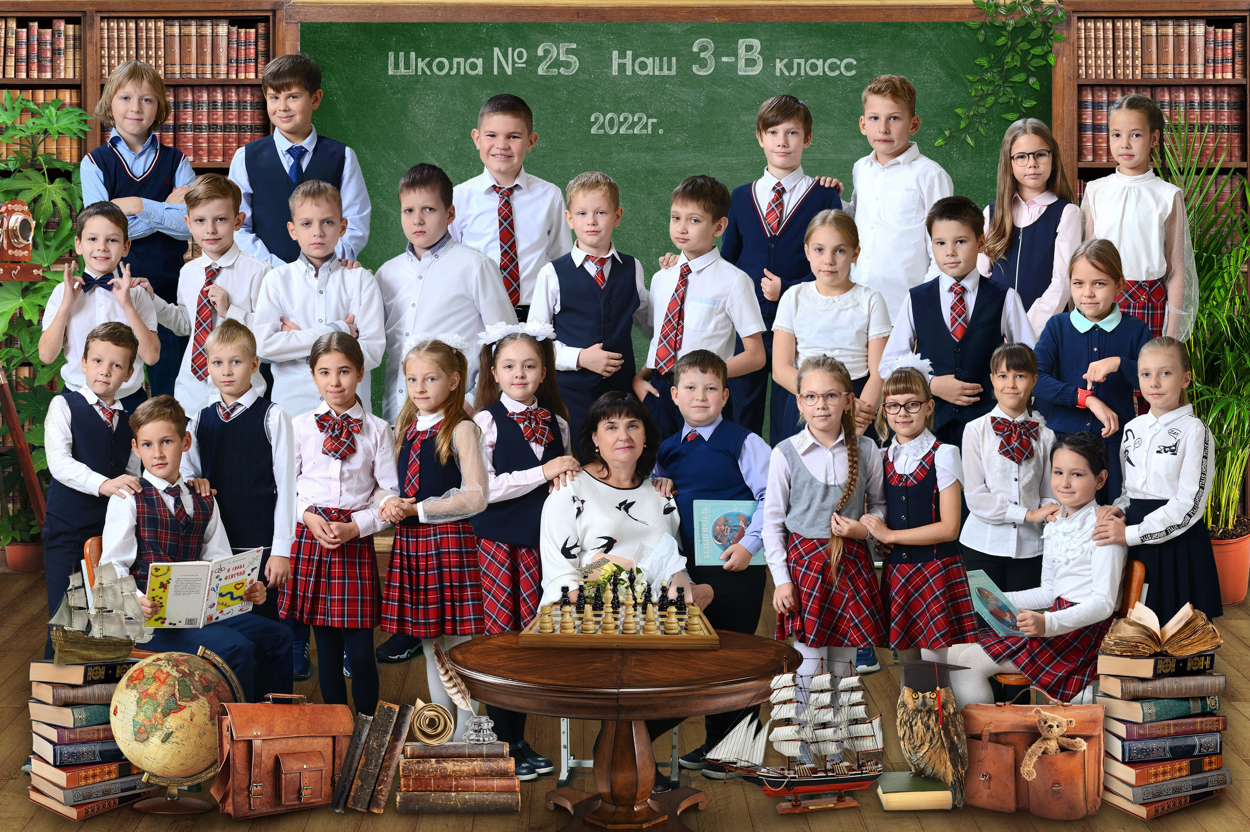 Общее фото «Все вместе» Одним кадром. Выпускные фотокниги, фотосъемка, видеосъемка в Челябинске и области