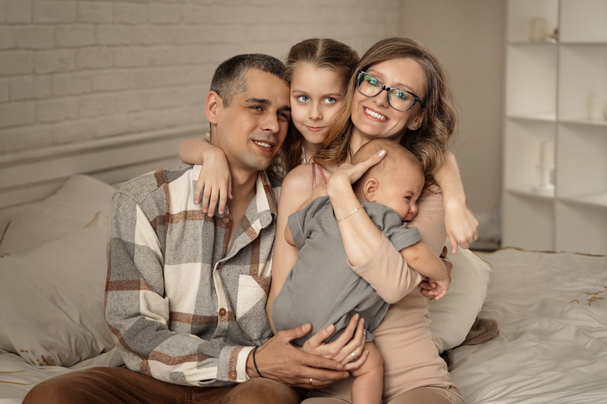 Семейная фотосессия дома. Семейный фотограф в Москве Трубинова Екатерина