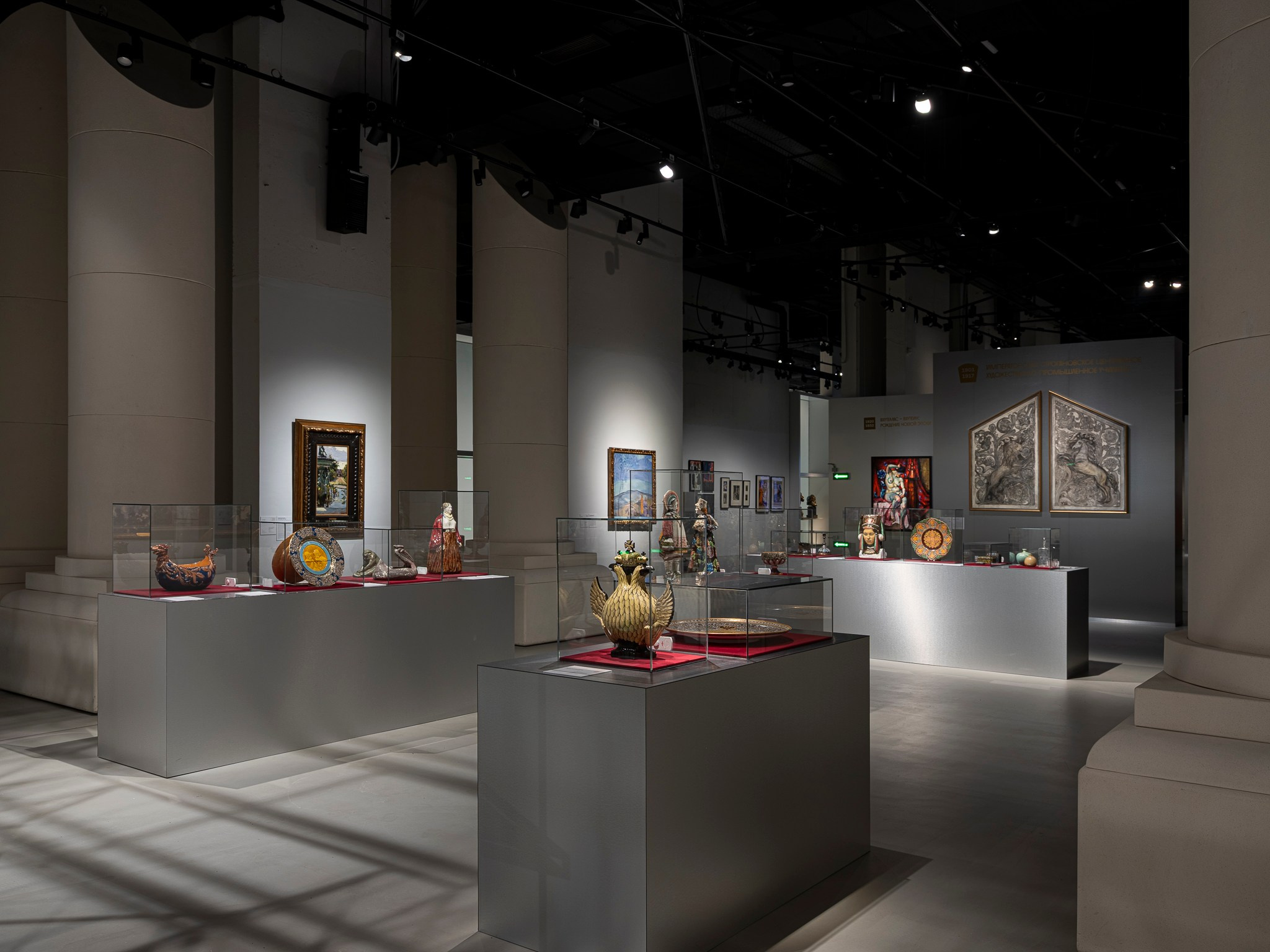 Выставка «200 лет. Юбилейная выставка Университета имени Строганова», архитектор Юлия Наполова PC_Culture. Фотограф Василий Буланов