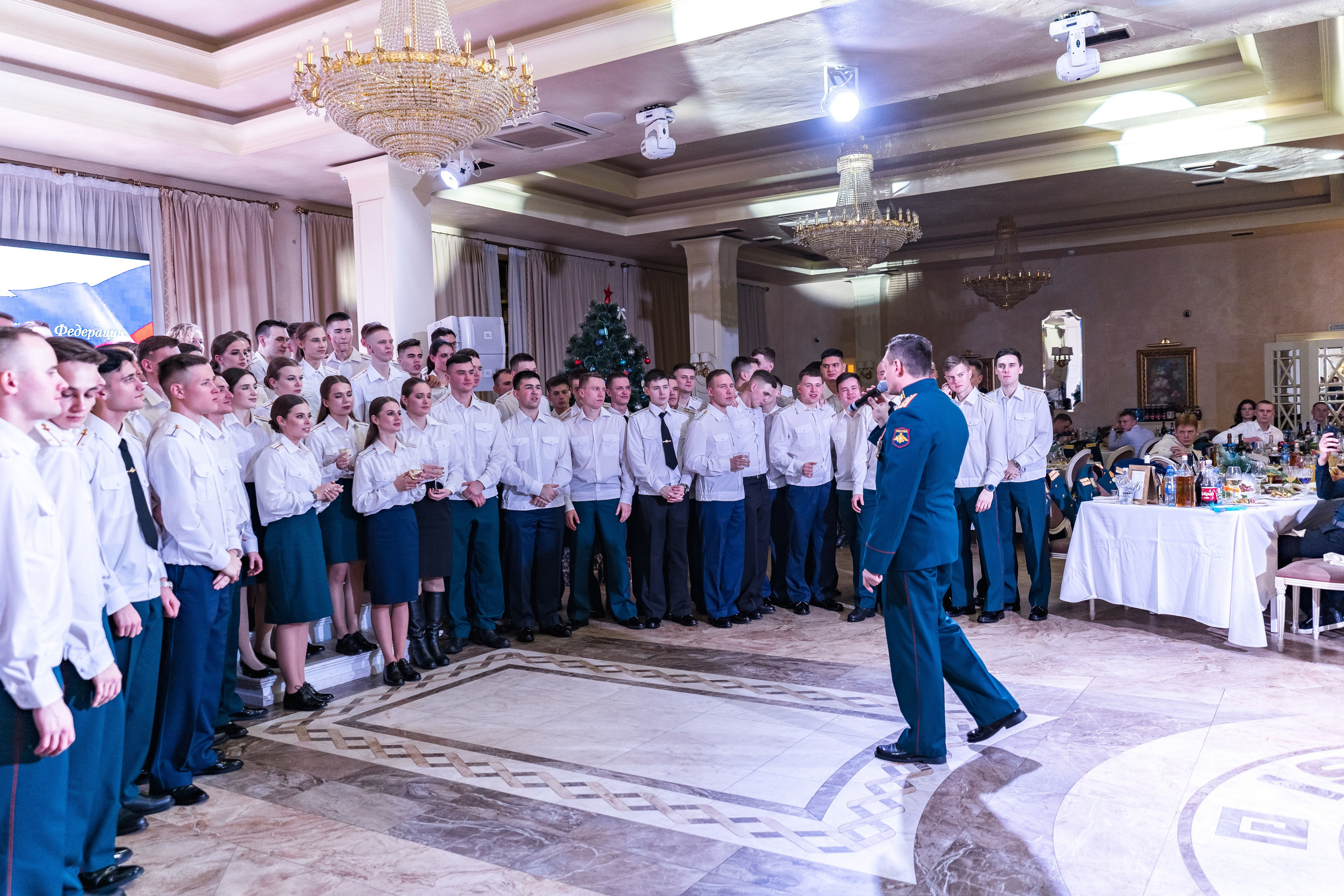 Фотосъемка выпуска военной академии и вручение дипломов