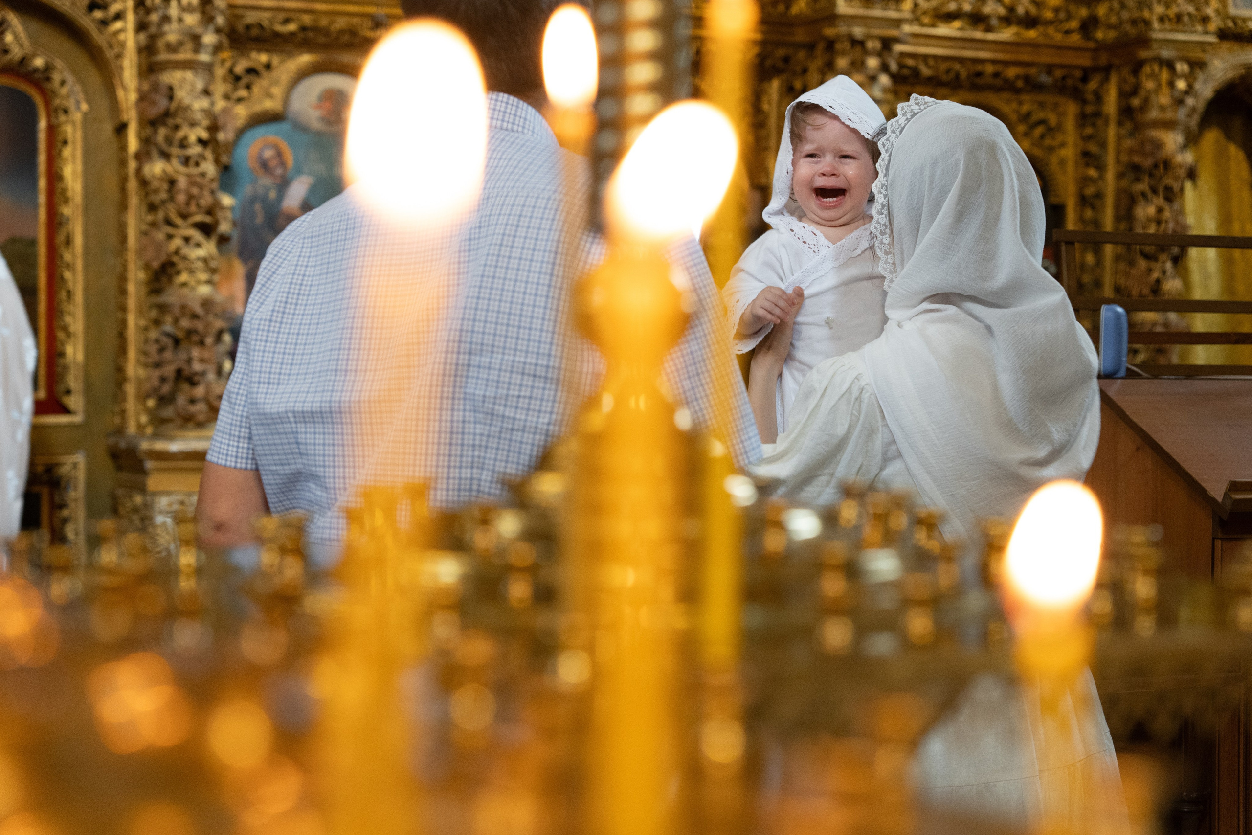 Крестины Майи в Старочеркасском Воскресенском войсковом соборе