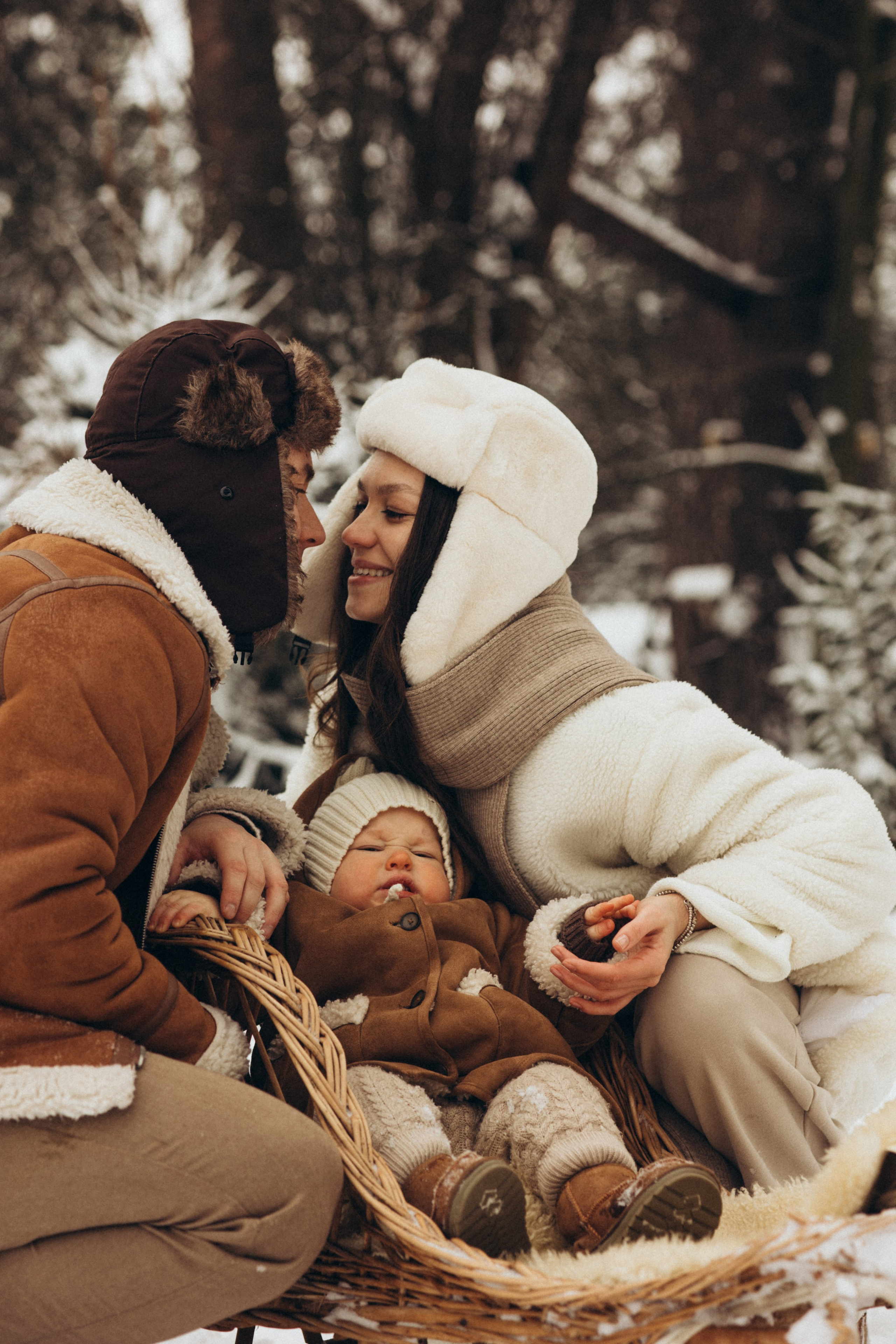 Одним снежным днем!. Семейный фотограф Москва