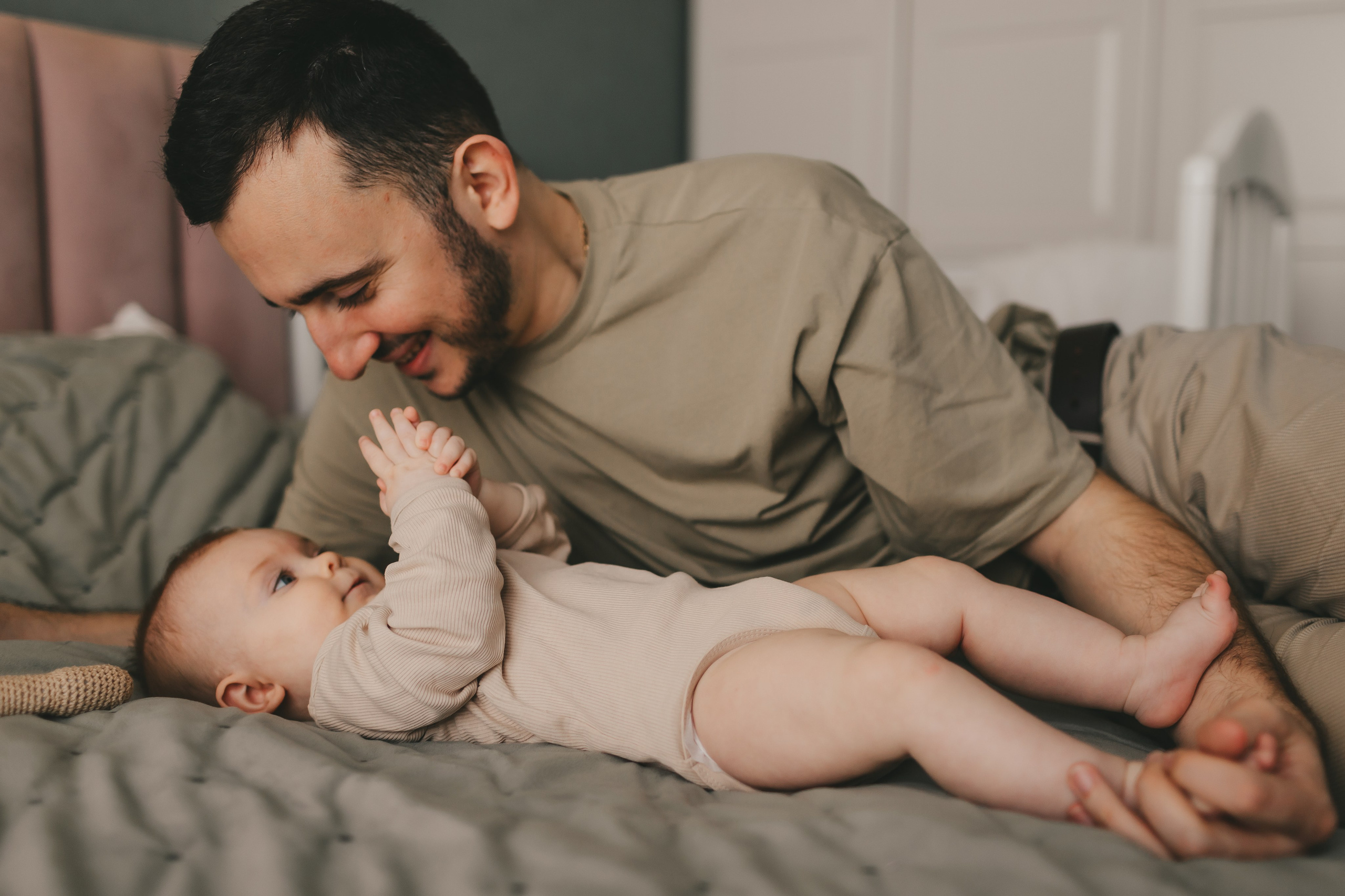 Женя, Юля и Вероника (домашняя фотосессия). Семейный и детский фотограф и видеограф в Москве, Дрокина Наталья