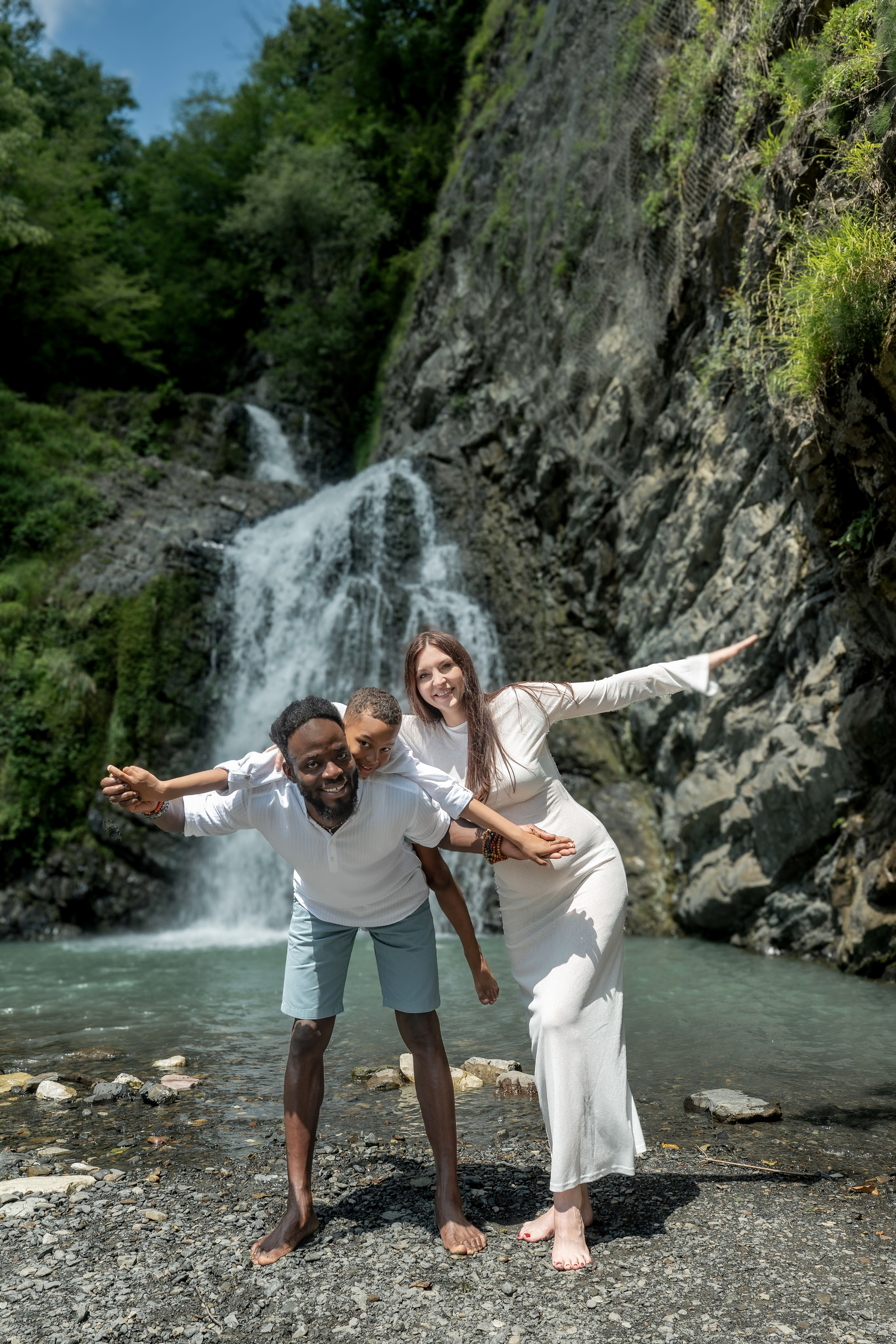 Тьерри и Светлана водопады. Наталья Слесаренко фотограф в Сочи