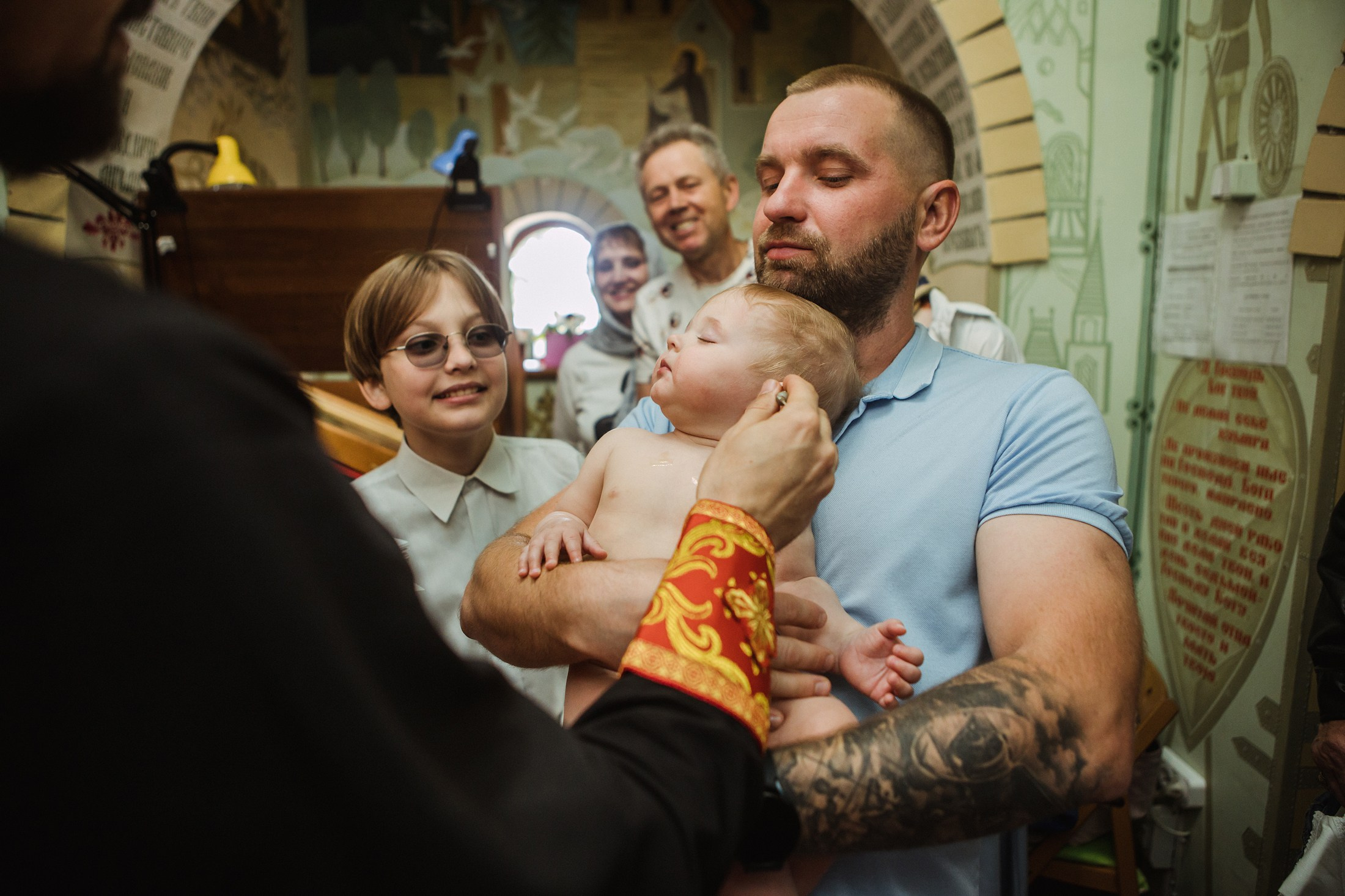 Храм Преподобного-Сергия-Радонежского. Крещение Мелании. Фотографы в городе Волгограде — Людмила Агеева и Алексей Околелов