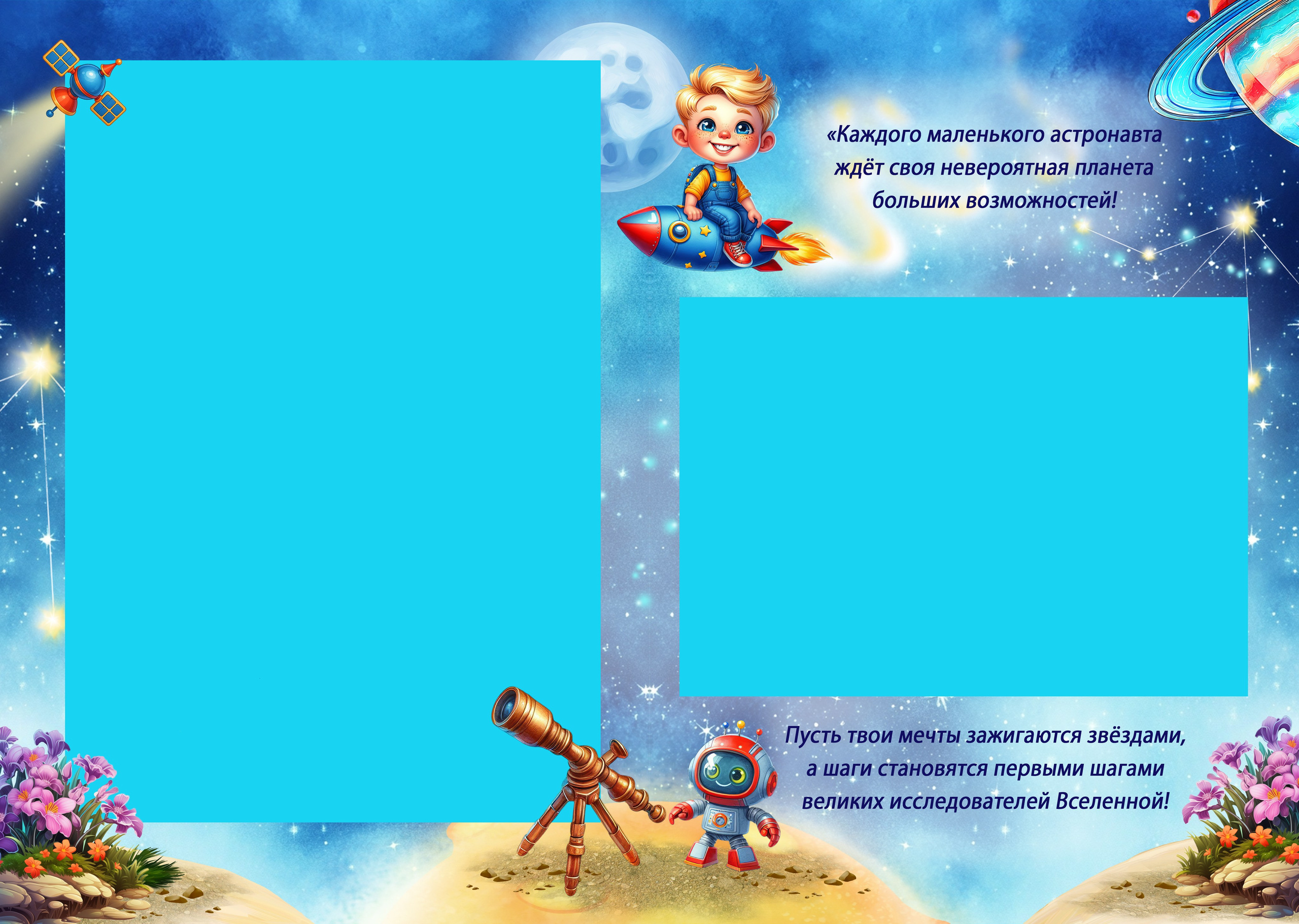 Дизайн «Космос». Шаблоны и дизайны выпускных альбомов и фотокниг