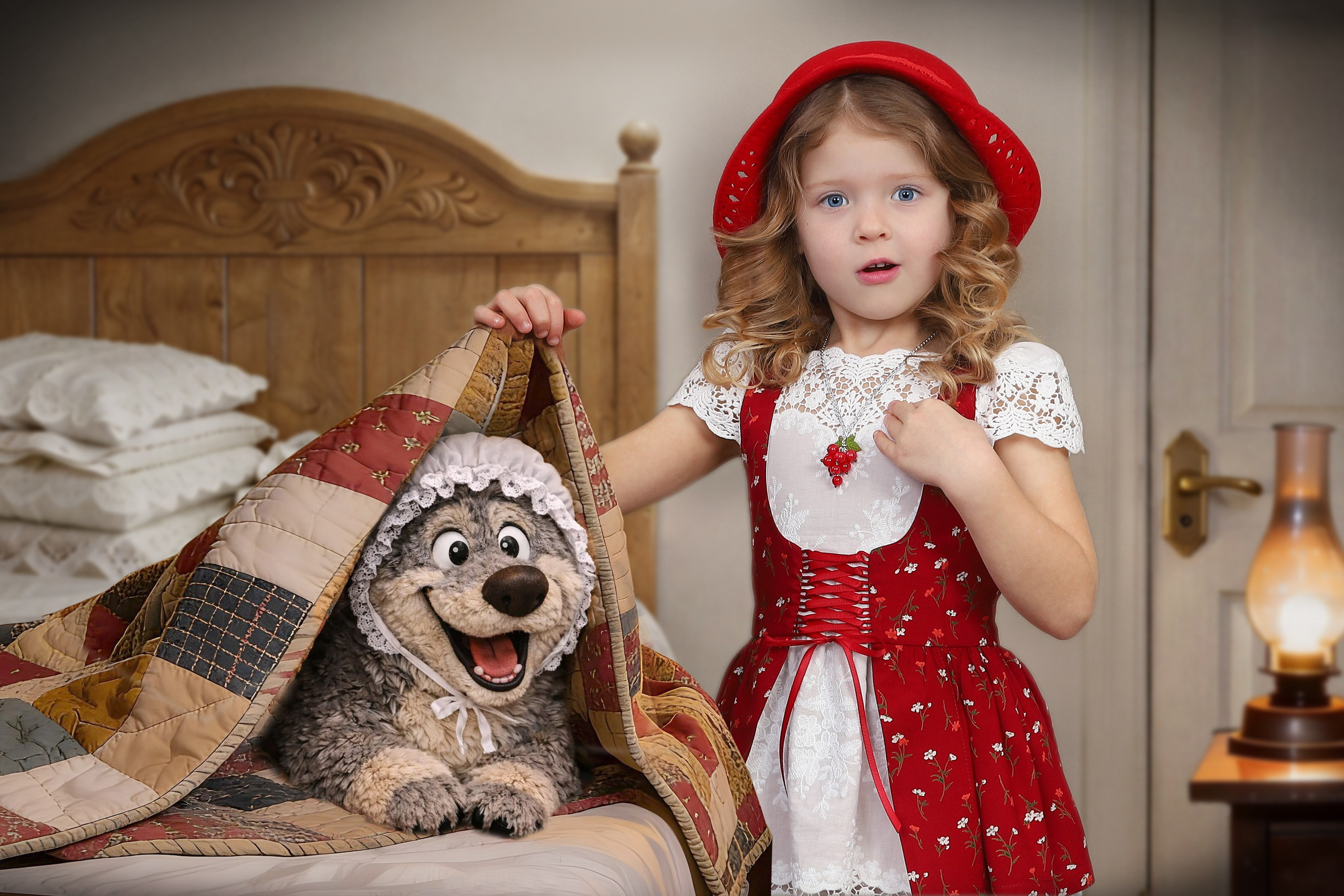 КОМПАНИЯ КРАЙФОТО ФОТОСЕССИЯ КРАСНАЯ ШАПОЧКА