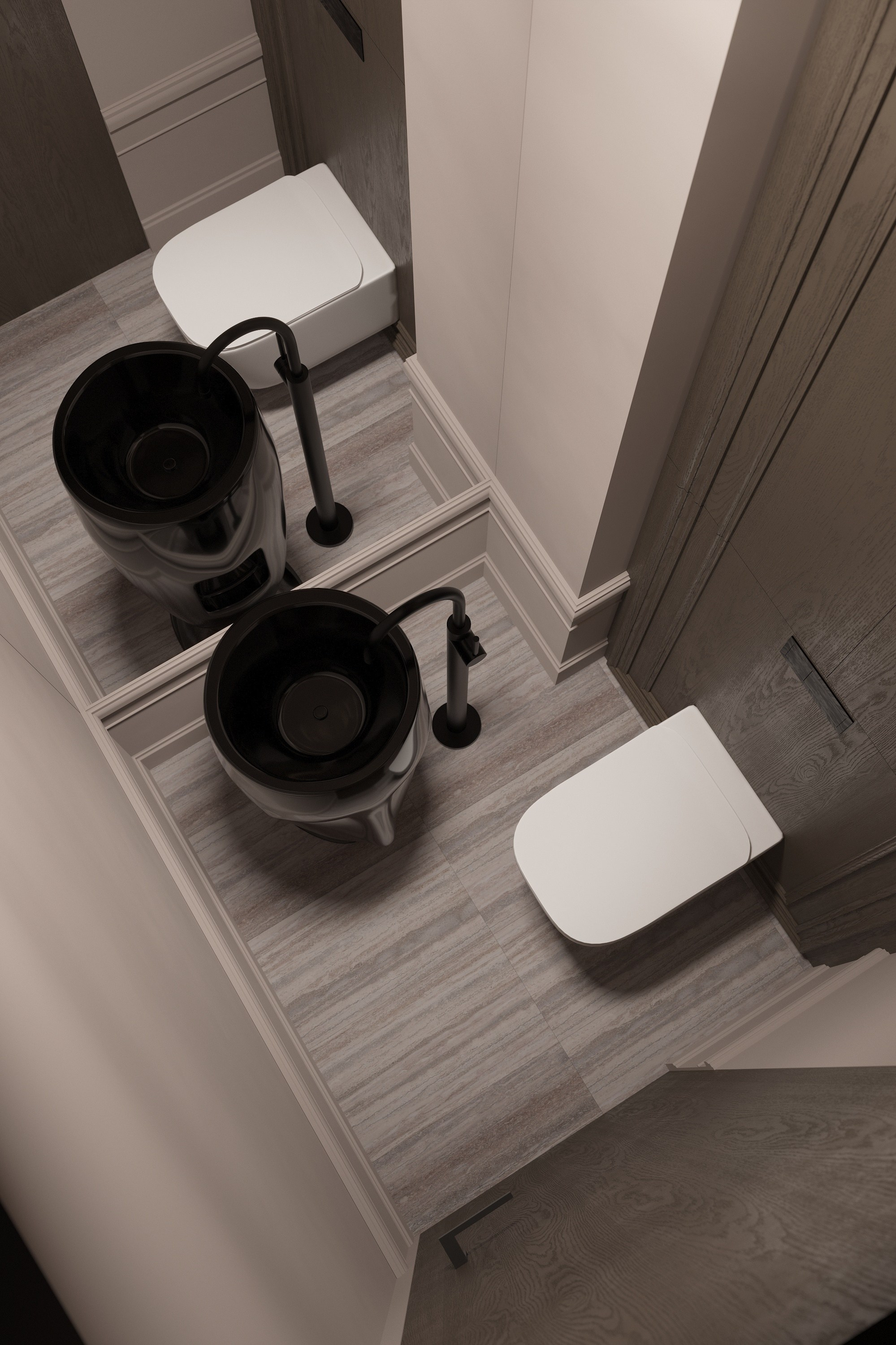 Кв 70 м² ЖК WOW г. МОсква. Ксения. 3D‑визуализатор