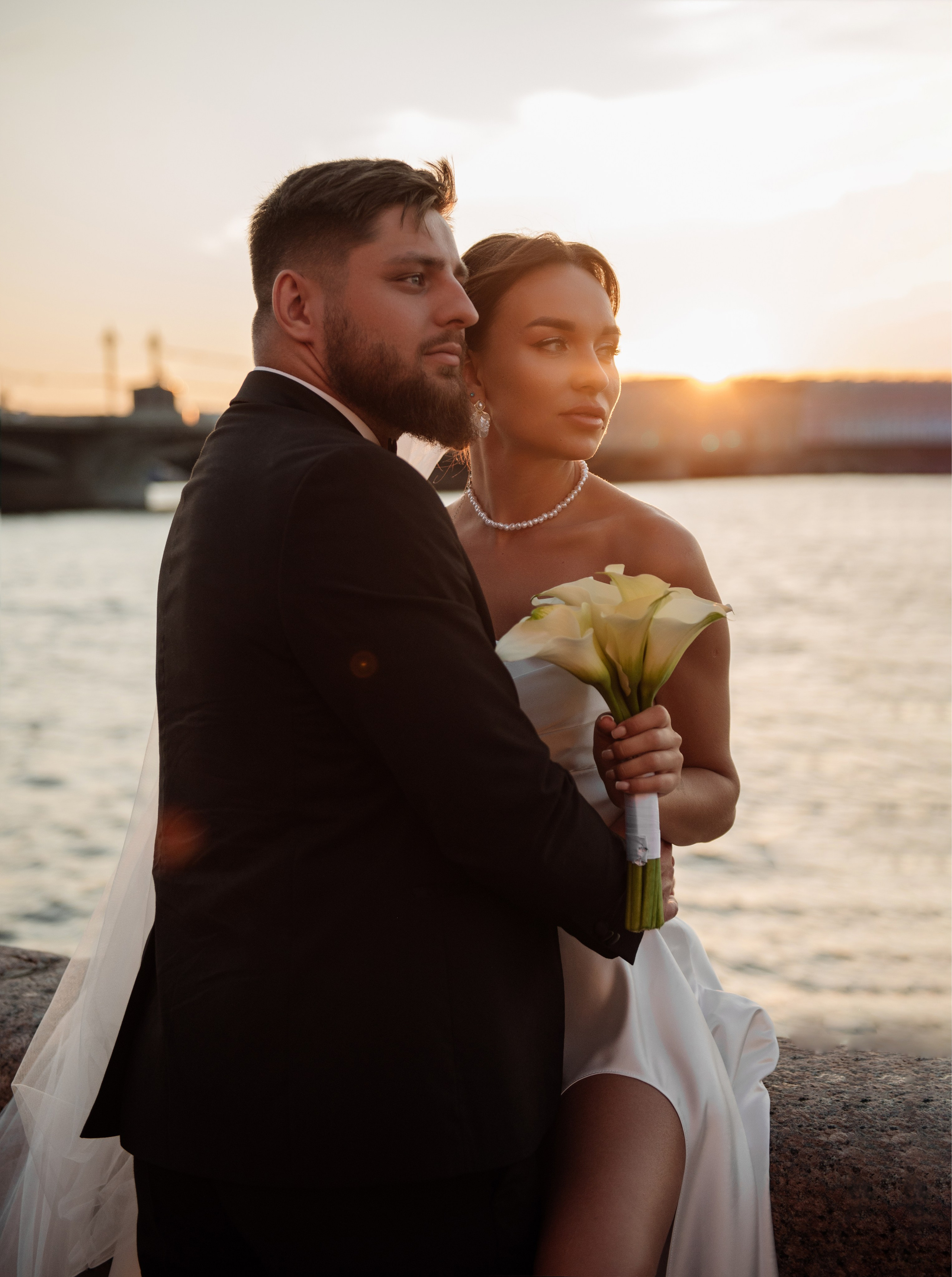 Аня и Артём. Английская набережная. Свадебный, семейный фотограф Санкт-Петербург, Колпино, Юлия Хоружая