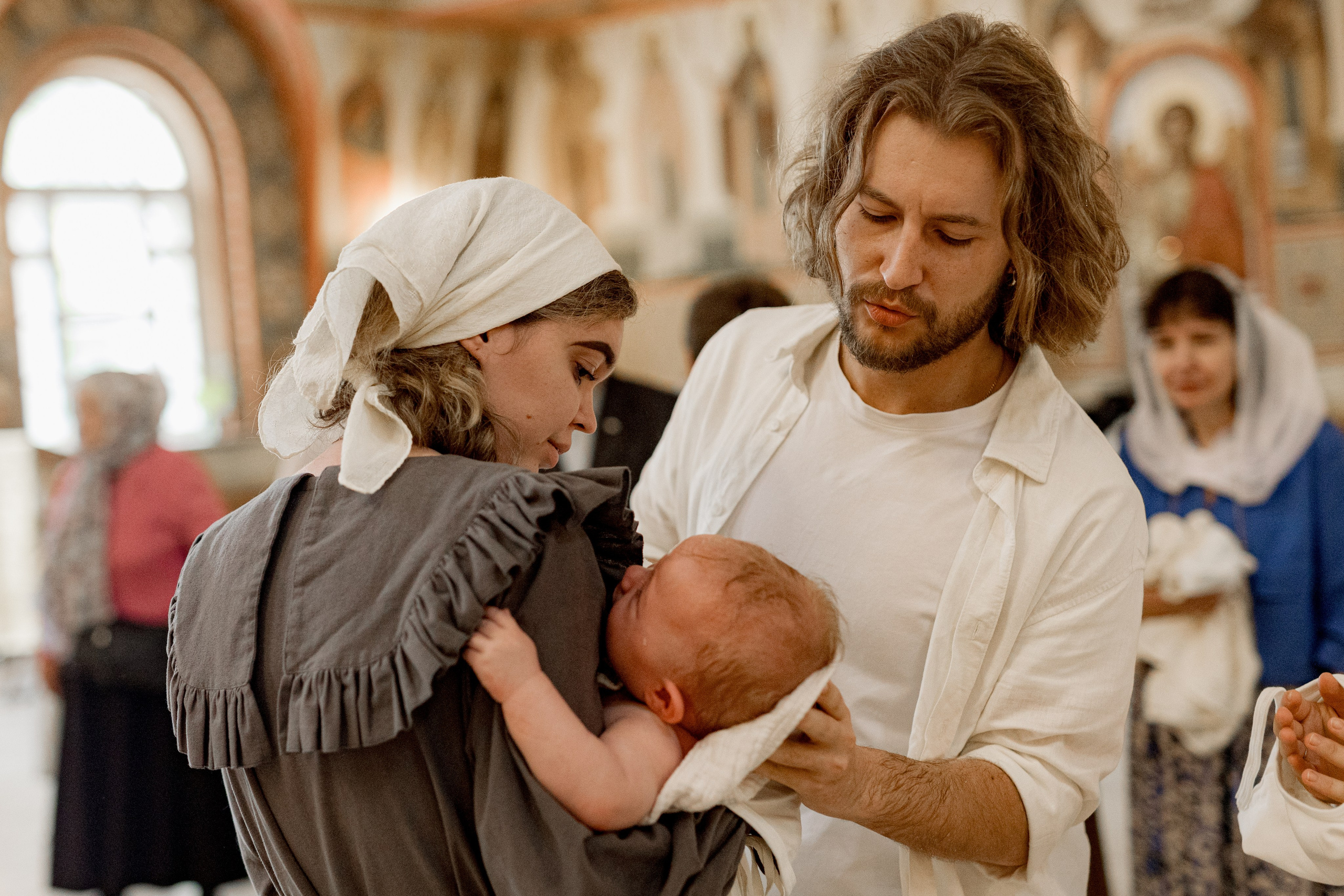 Таинство Крещения Веры. Фотограф новорождённых Newborn Москва