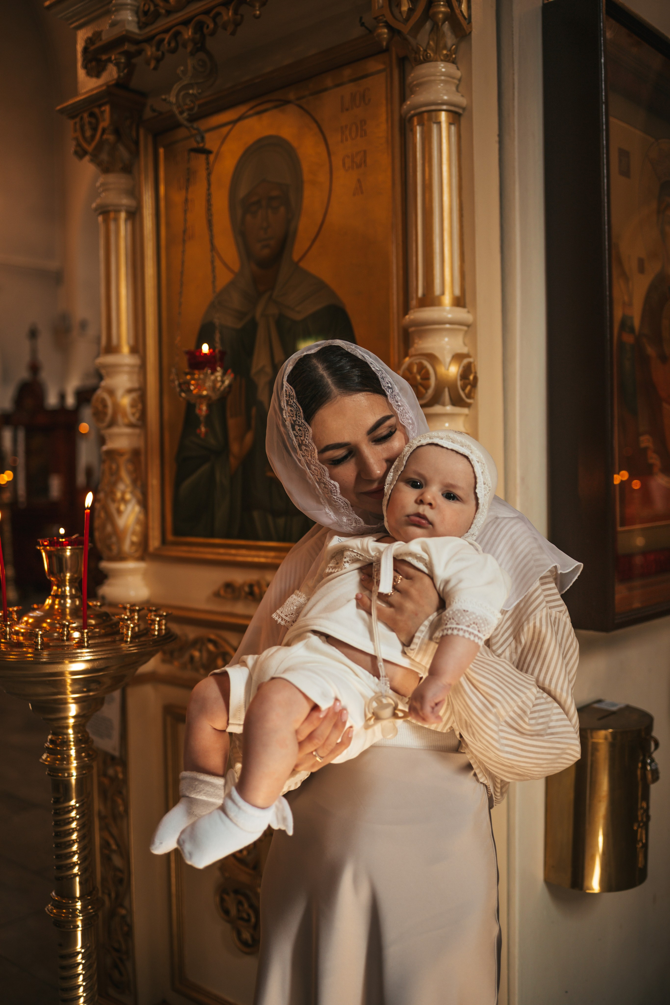 Таинство Крещения (Макар). Фотограф новорождённых Newborn Москва