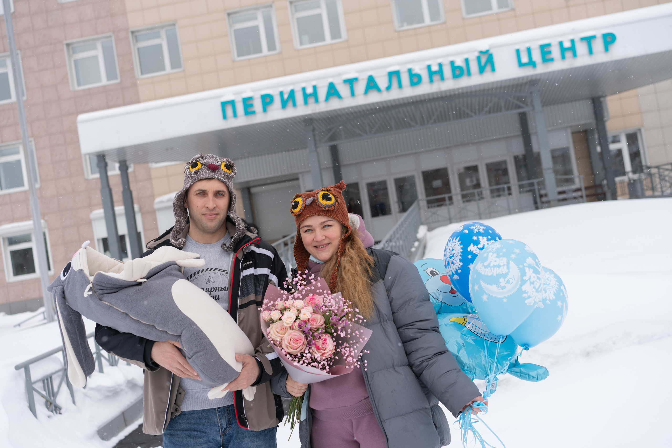 Выписка из роддома Лёвушки