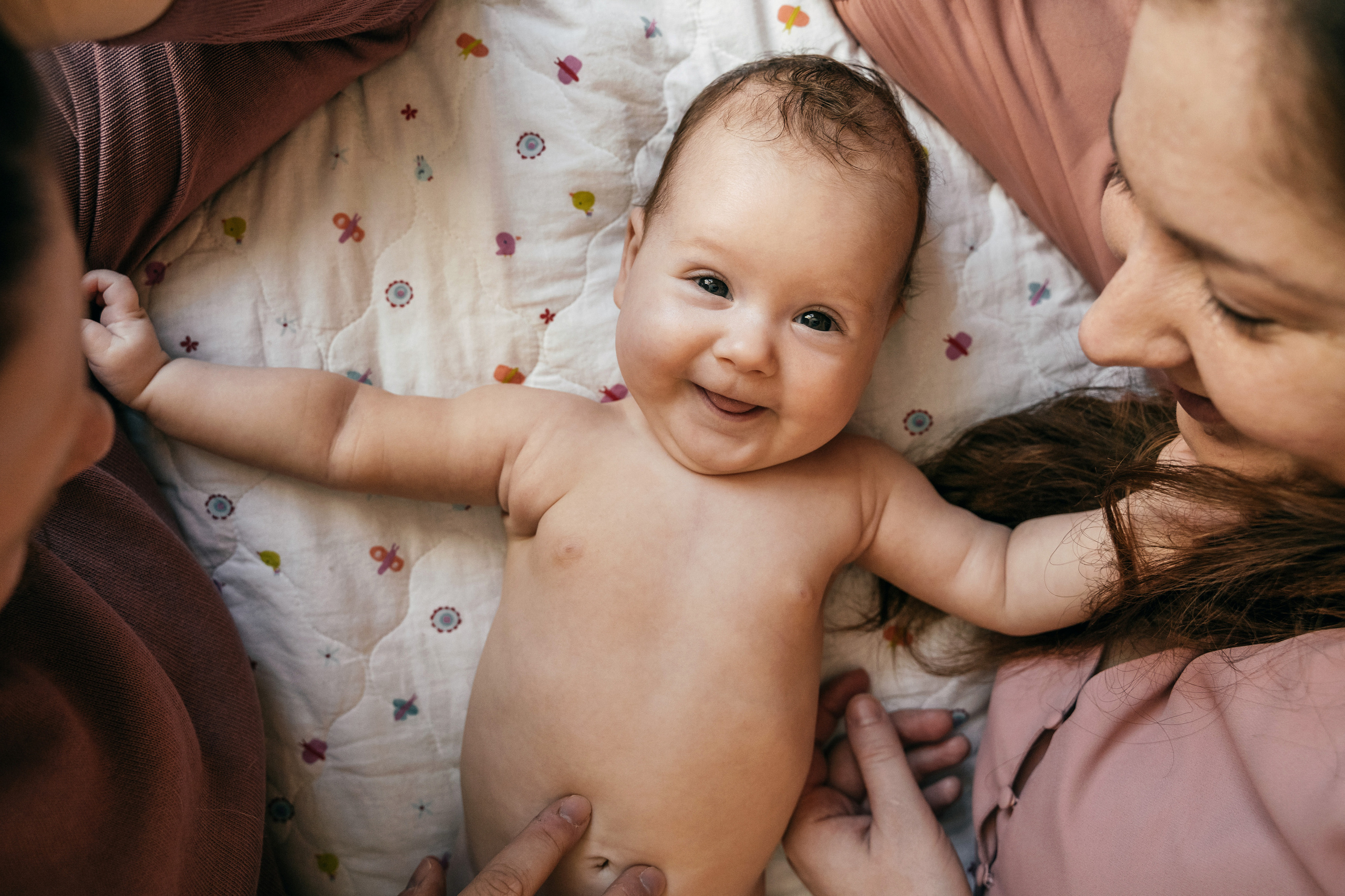 Малышка Кирочка, мама Лена, папа Саша и пушистый котик. Свадебный и семейный фотограф в Нижнем Новгороде Коданева Ольга