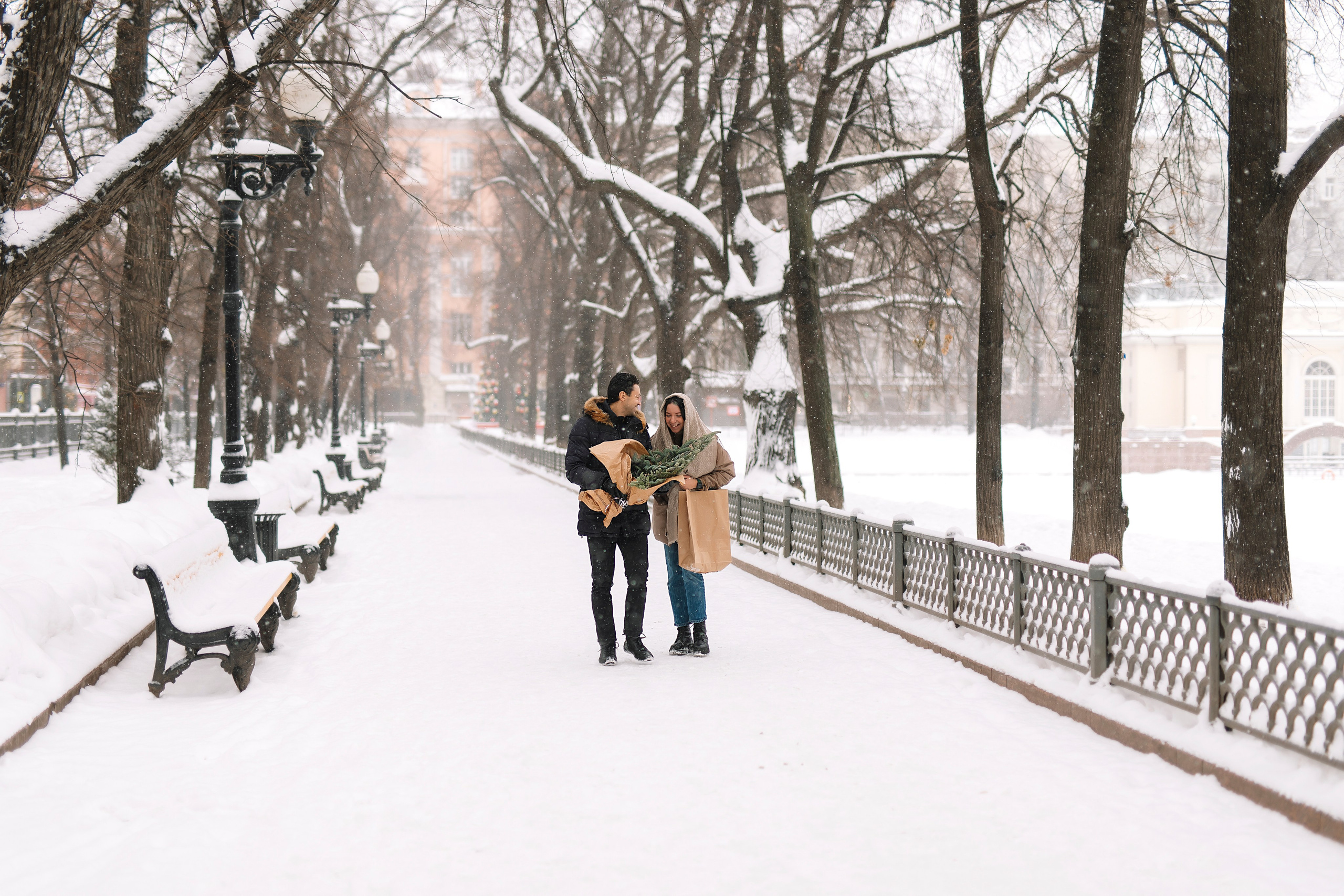 Новогодняя прогулка. Патрики. Фотограф Москва Мария Захарова