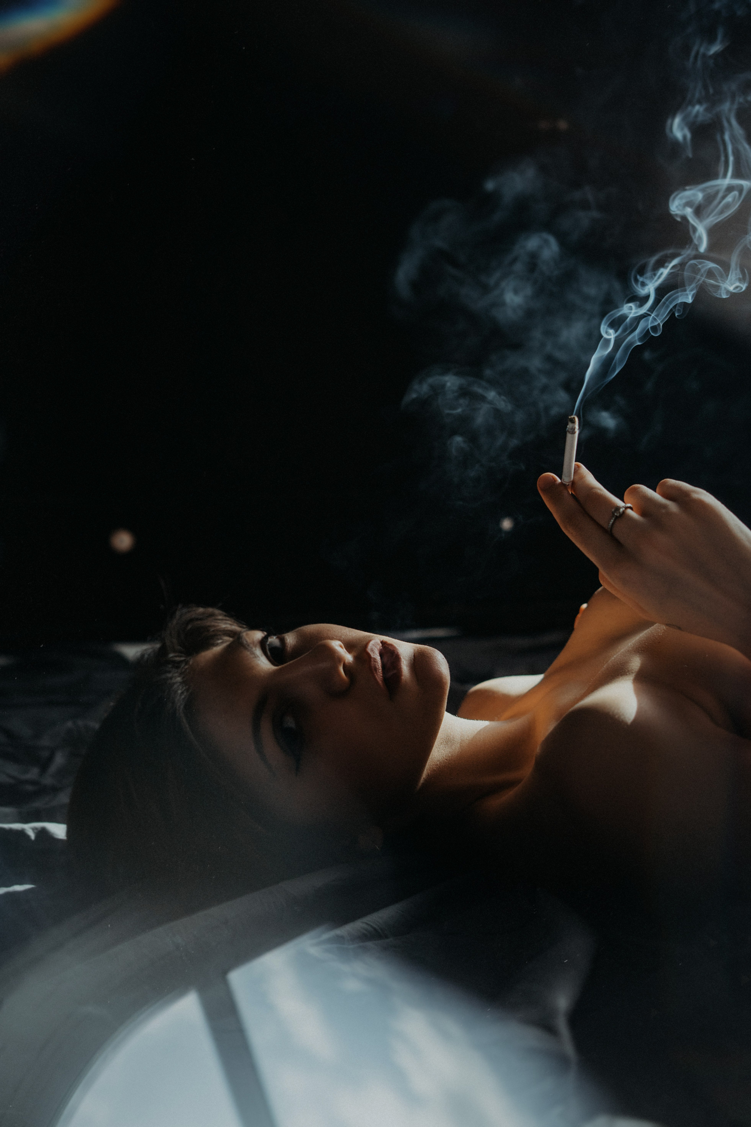 Smoke md. Lera. Sergei Otkrytyi photographer art | live in Batumi & Tbilisi