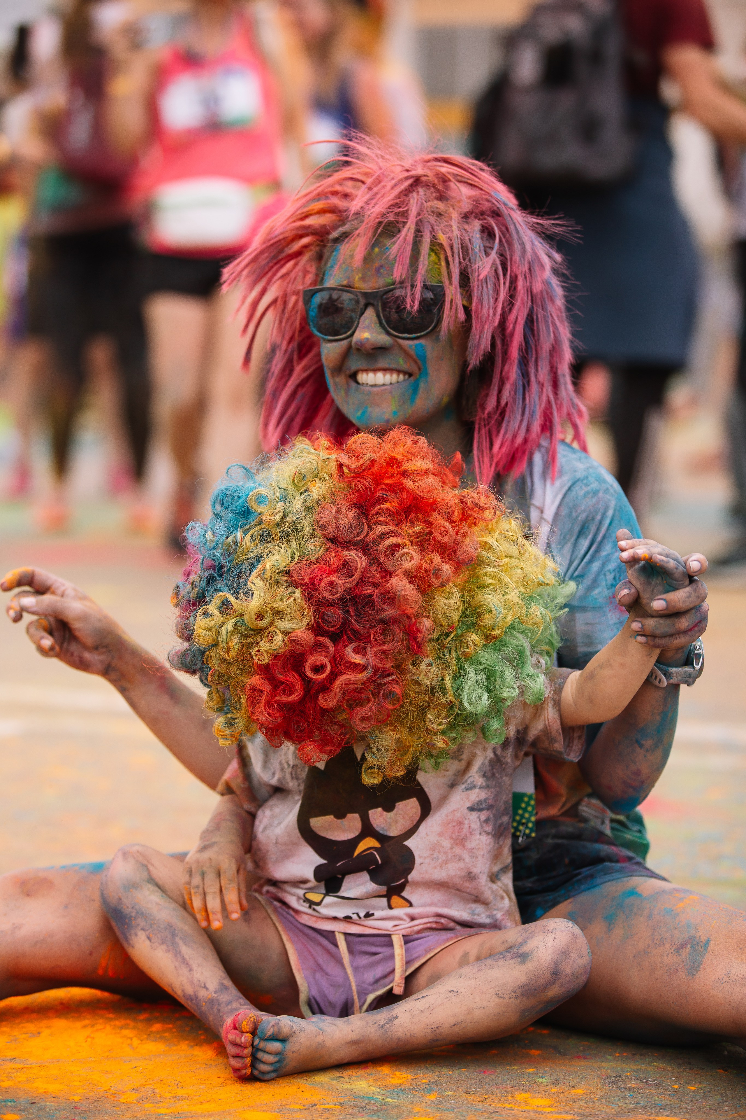 Красочный забег. Свадебный Семейный Репортажный фотограф в Москве