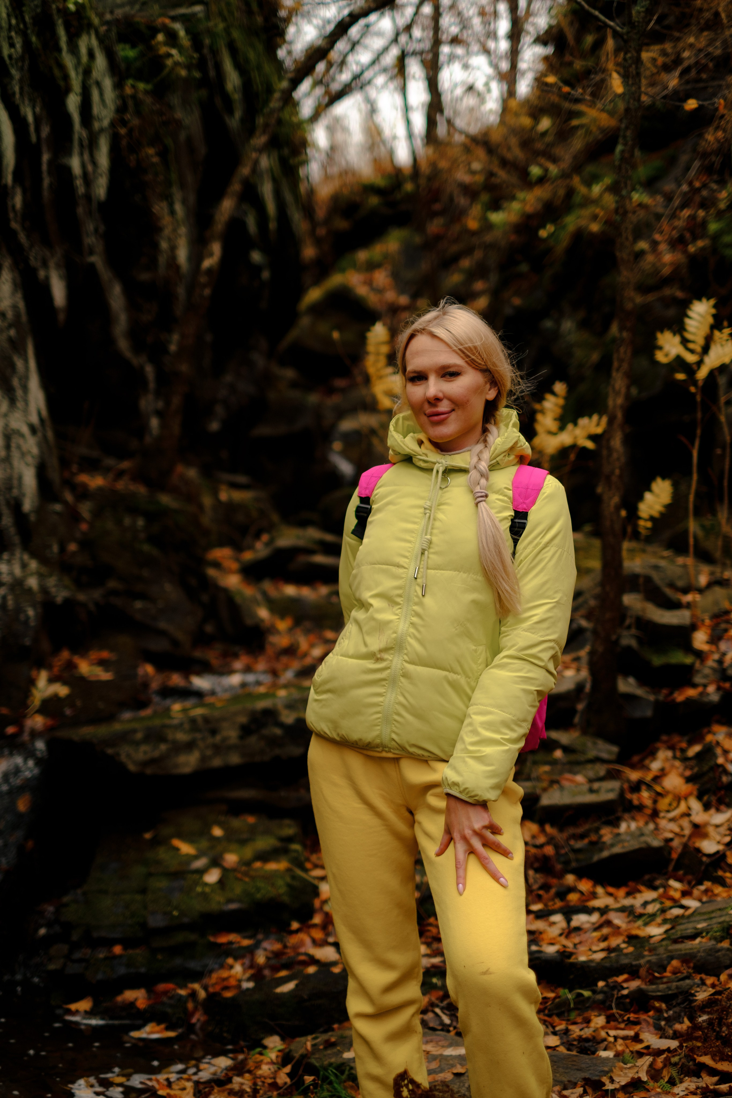 Михайловские столбы осенью. Фотограф Благовещенска Яна