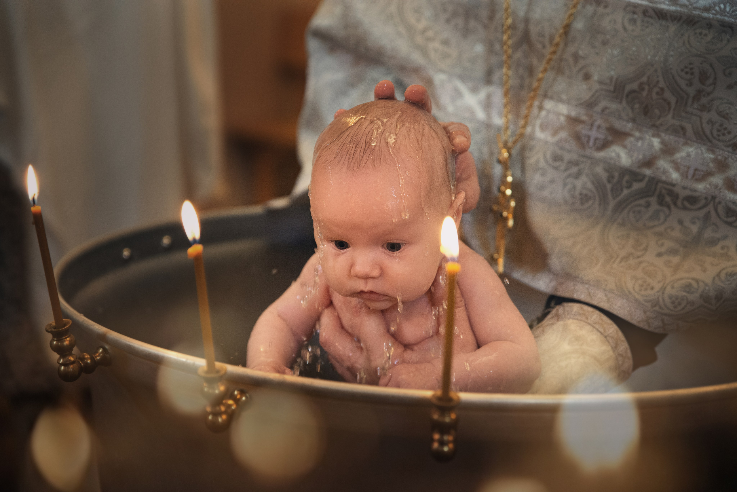 Таинство Крещения Маргариты. Фотограф Таинств Крещения и Венчания в г. Курске