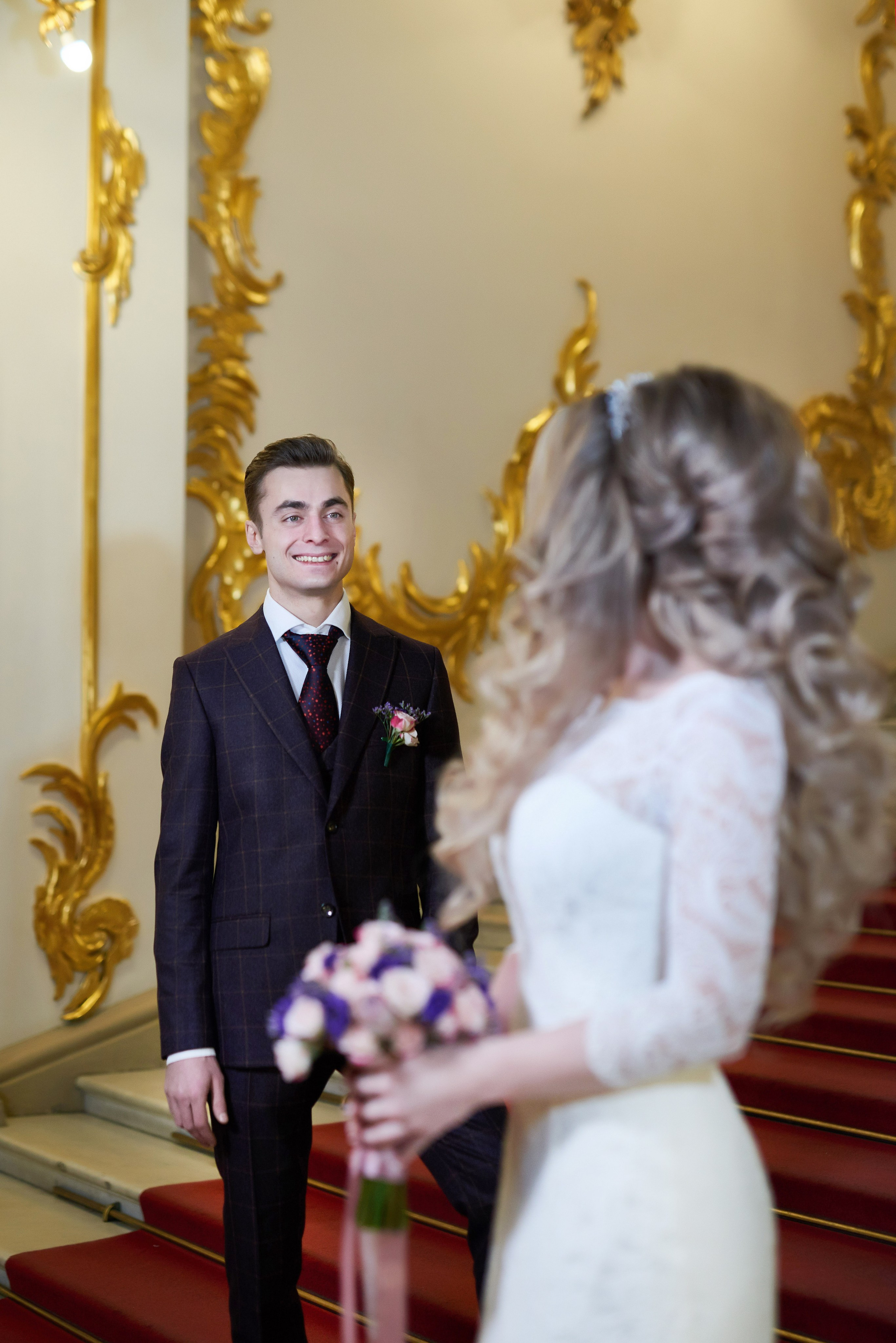 Илона и Андрей (фотосессия в ночном Эрмитаже). Портретный, семейный и свадебный фотограф в Санкт-Петербурге и в Пушкине Ширяев Денис