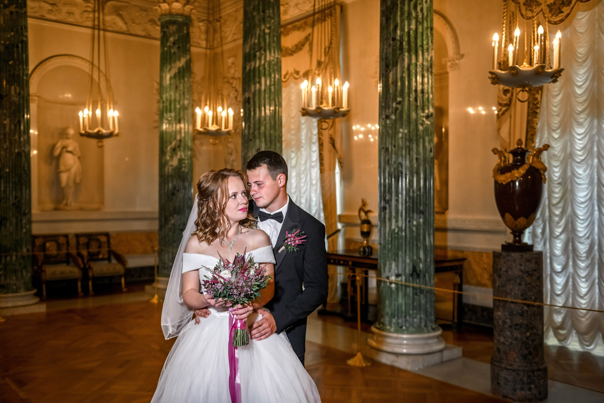 Екатерина и Александр (свадебная фотосессия в Павловском Дворце). Портретный, семейный и свадебный фотограф в Санкт-Петербурге и в Пушкине Ширяев Денис