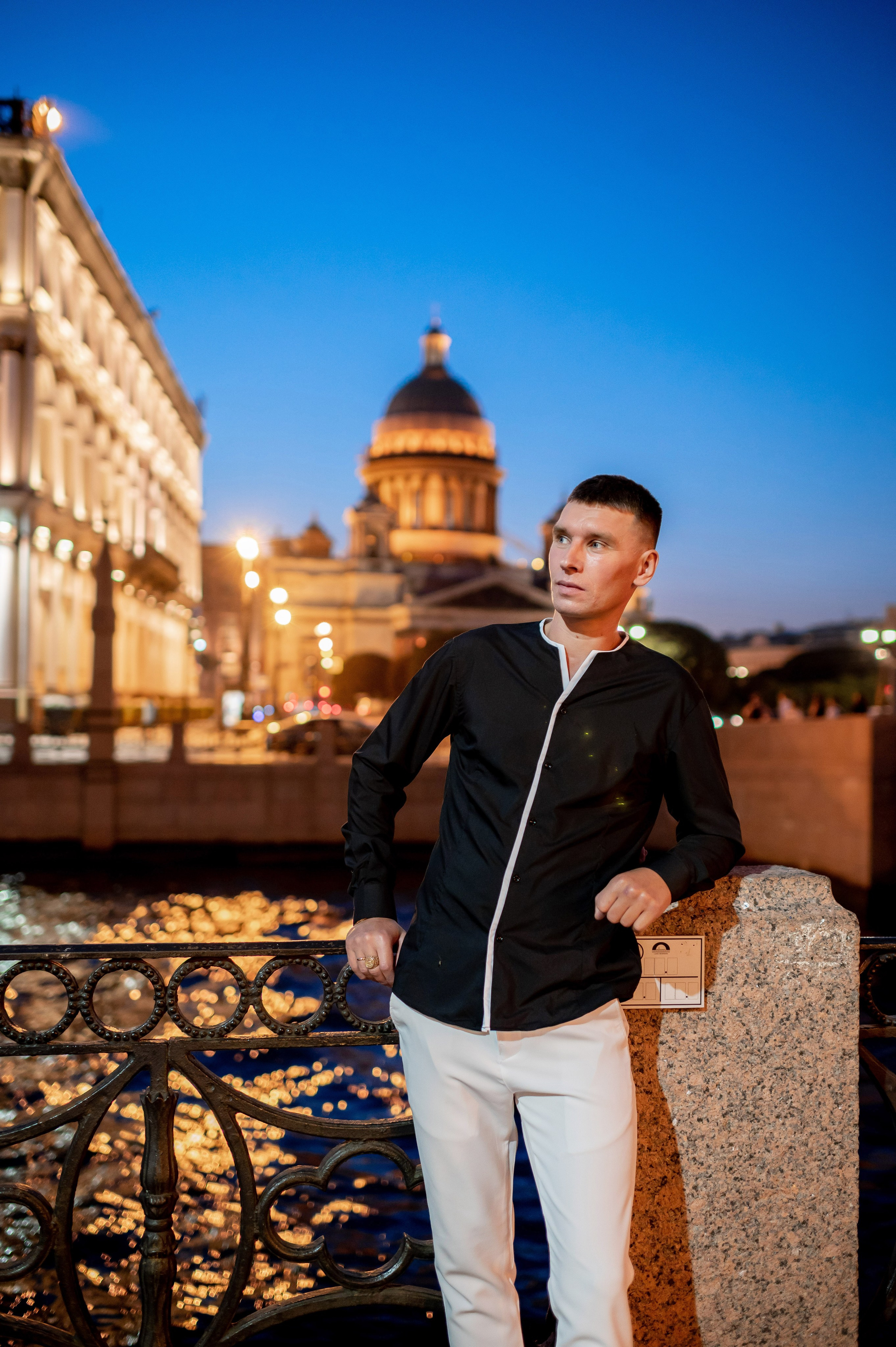 Екатерина и Андрей (свадебная фотосессия в вечернем Петербурге). Портретный, семейный и свадебный фотограф в Санкт-Петербурге и в Пушкине Ширяев Денис