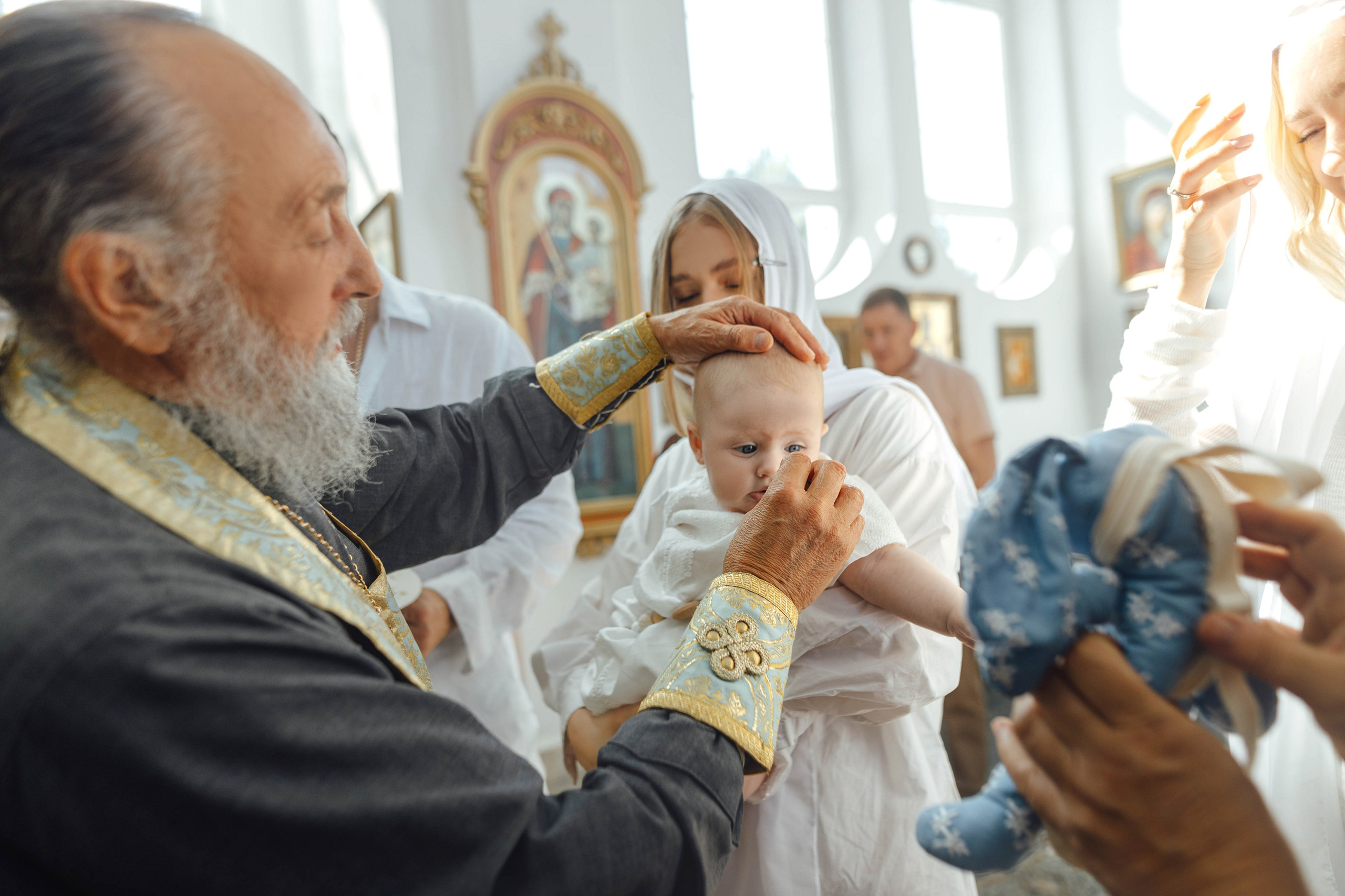 Крещение Мишель, гп. Ивенец, храм Ефросинии Полоцкой, август 2025