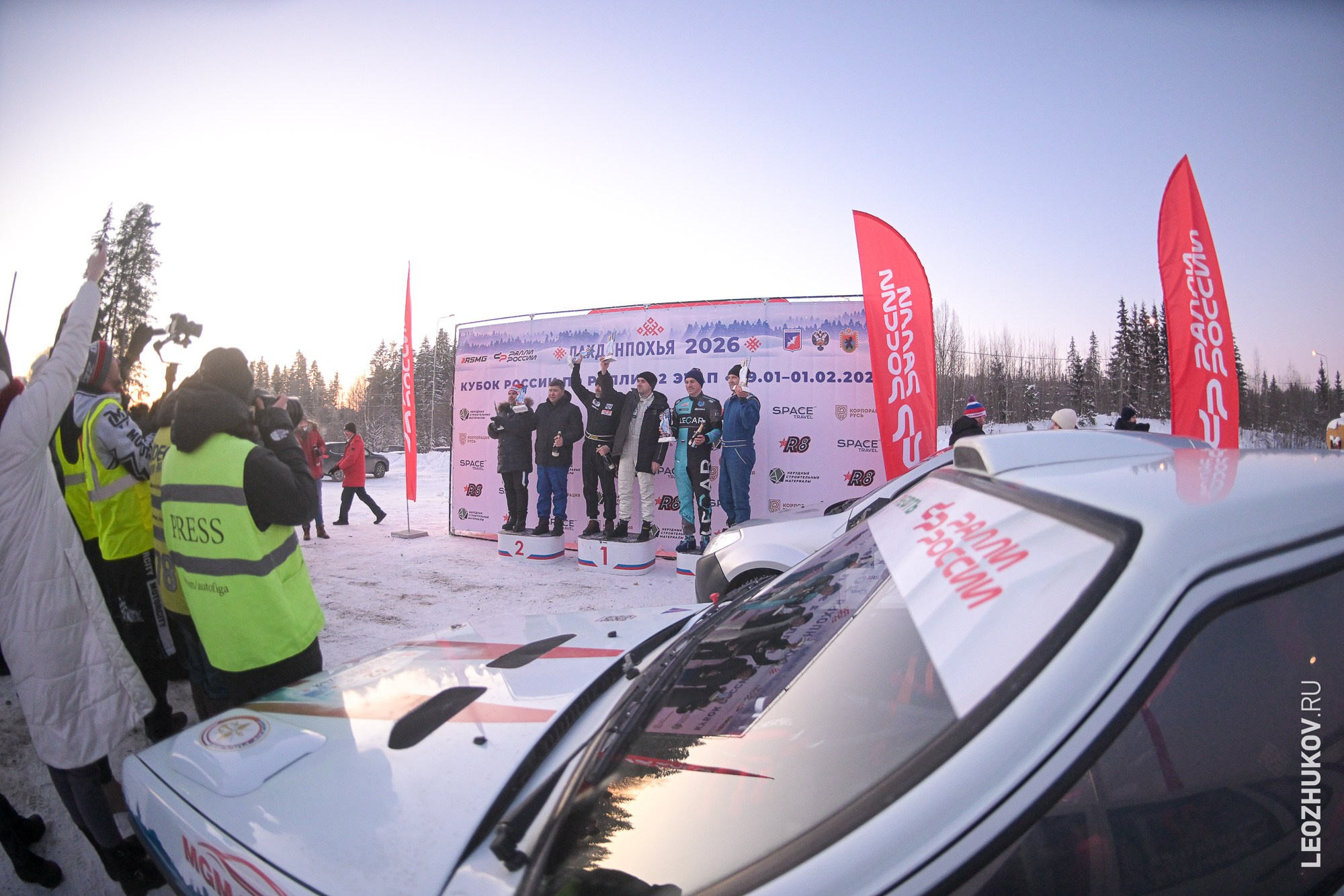 Ралли Лахденпохья 2026. Спортивный фотограф Леонид Жуков